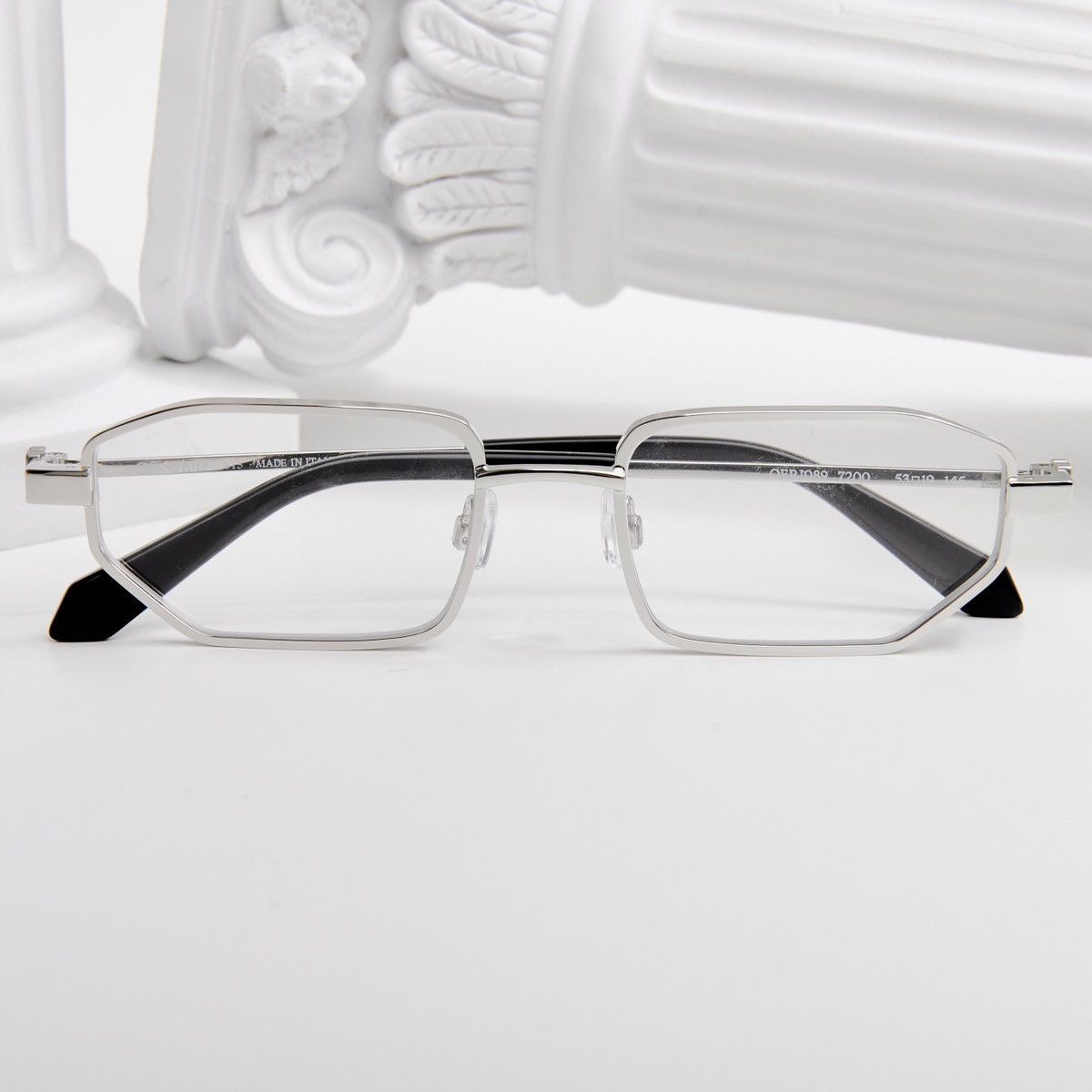 Off-White OFF WHITE STYLE 89 SILVER GLASSES Size ONE SIZE - 6 Thumbnail
