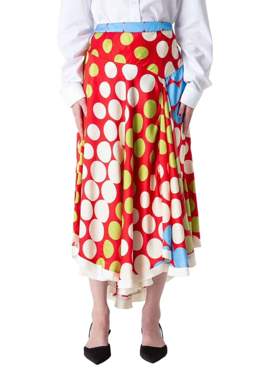 Marni $1,690 Rayon Polka Dot Pleated Skirt Size 25" / US 0 / IT 36 - 1 Thumbnail