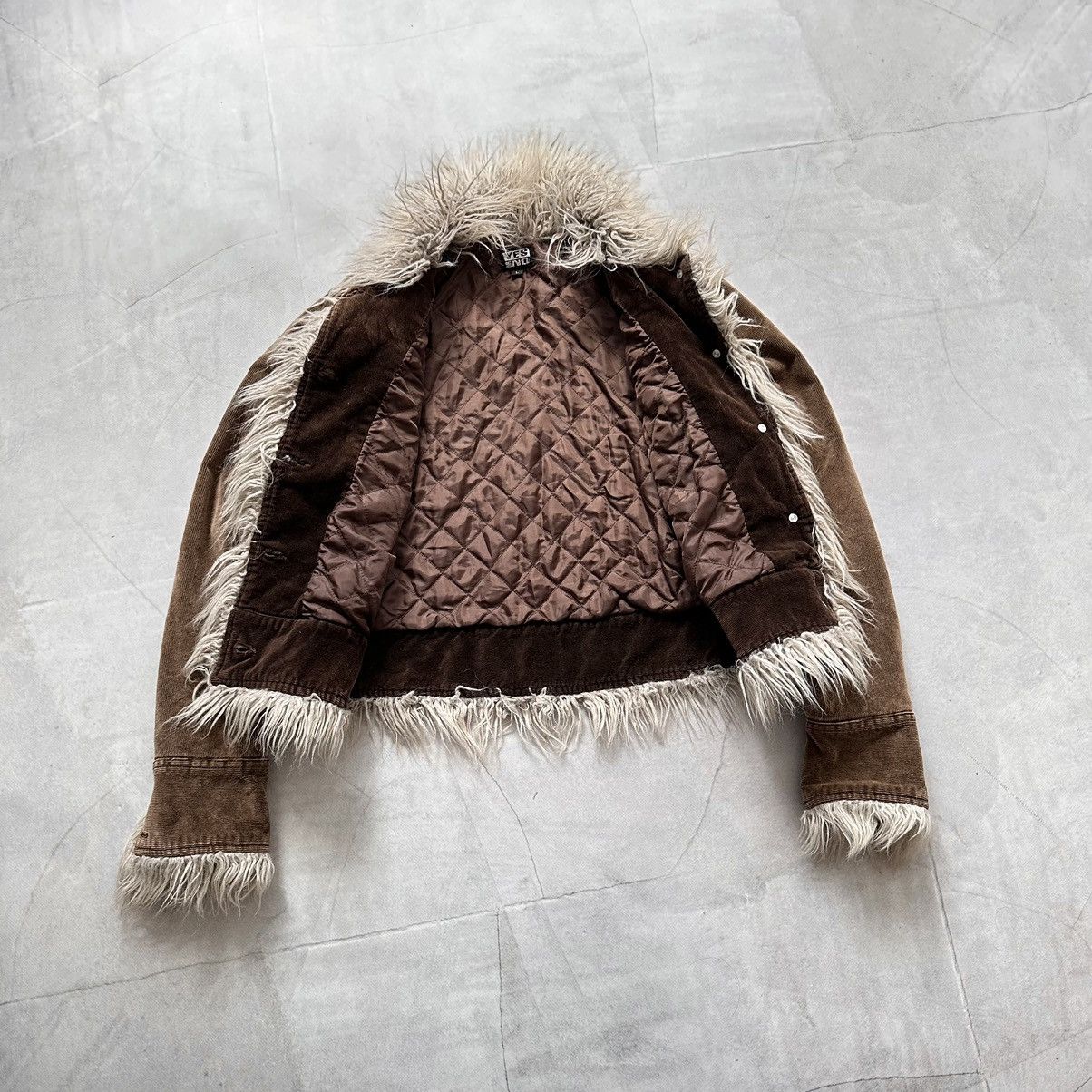 Hysteric Glamour × Undercover Punk Corduroy Faux Fur Jacket Gothic LGB If Six Was Nine Size L / US 10 / IT 46 - 9 Thumbnail