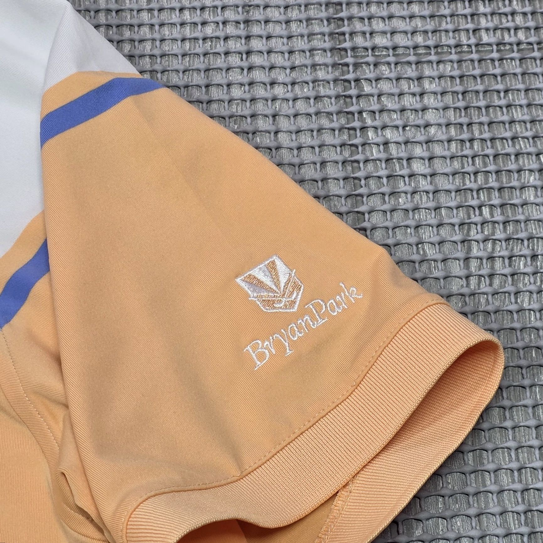 Footjoy FootJoy FJ Mens L Short Sleeve Peach White Performance Golf Polo Shirt Athletic Size US L / EU 52-54 / 3 - 6 Thumbnail