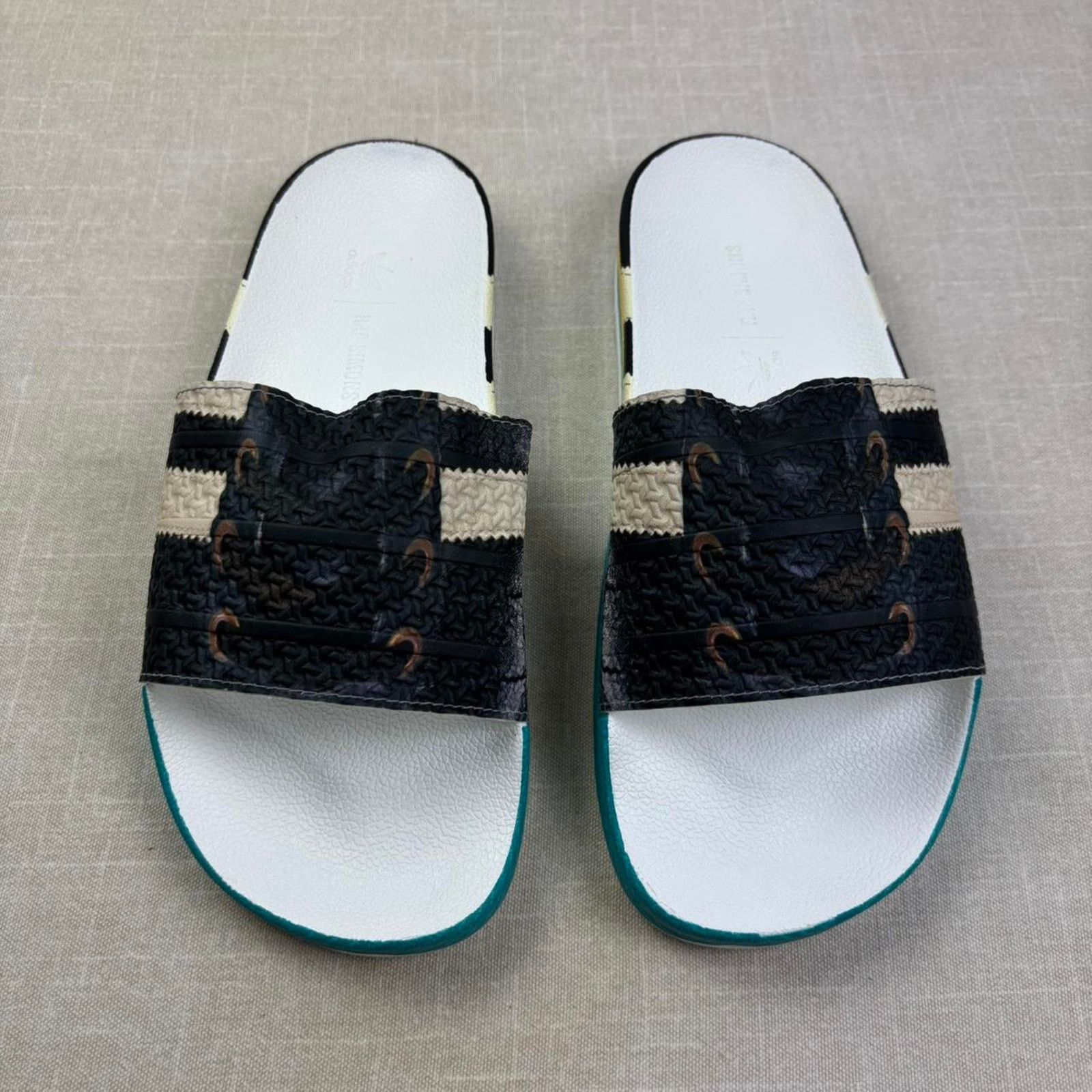 Adidas 2019 adidas x Raf Simons Samba Adilette “Trompe L’oeil” 8M Size US 8 / IT 38 - 3 Thumbnail