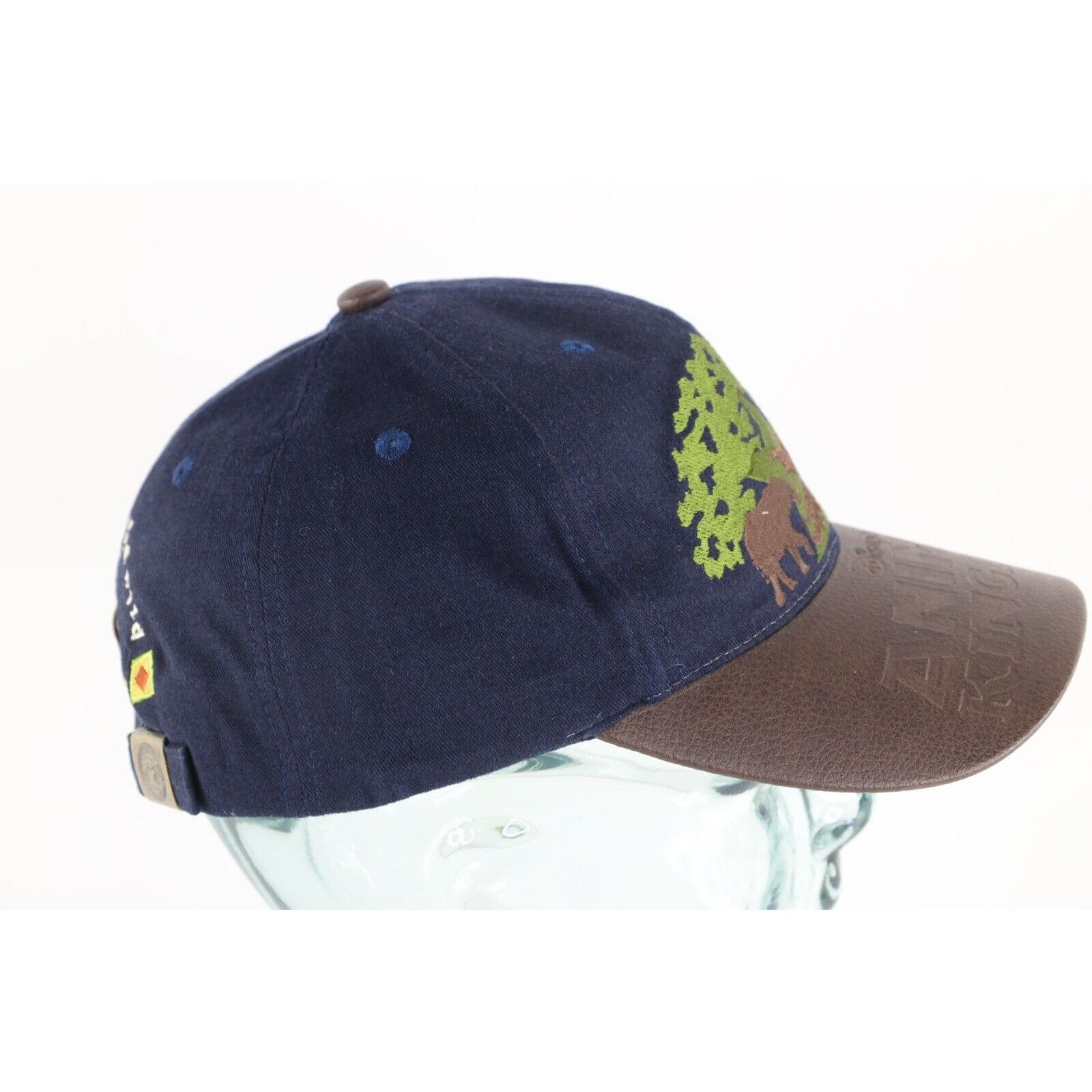 Disney × Vintage Vintage 90s Disney Animal Kingdom Leather Trim Hat Size ONE SIZE - 7 Thumbnail