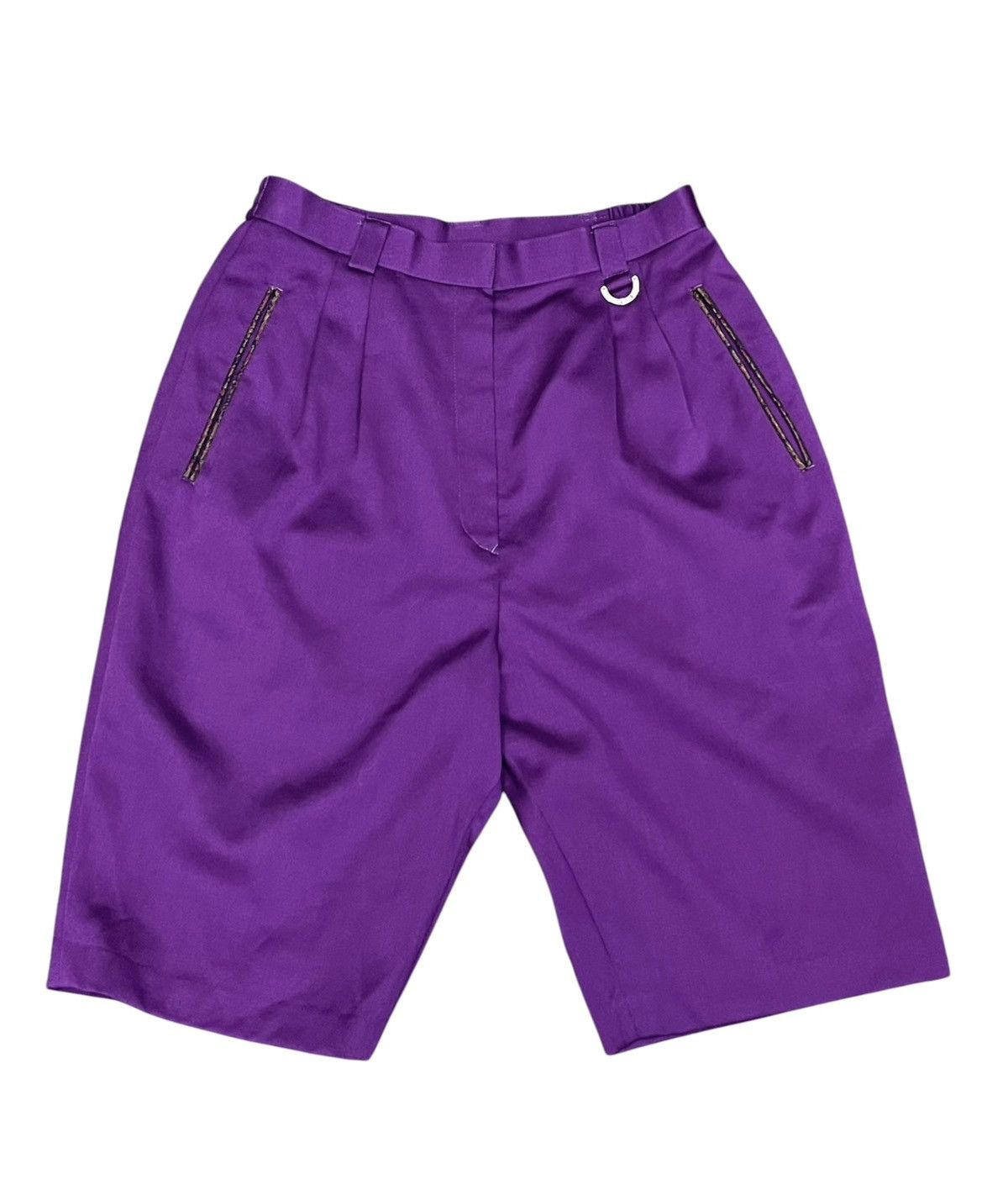 Christian Dior Monsieur Vintage Christian Dior Sports Purple Short Pants Rare Size 25" / US 0 / IT 36 - 1 Thumbnail