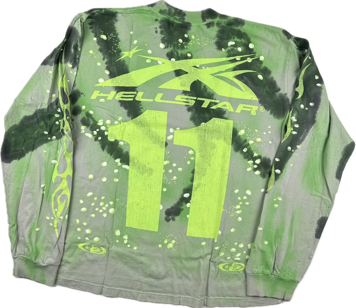 HELLSTAR Hellstar Moto Cross Long Sleeve T-shirt Size US L / EU 52-54 / 3 - 3 Thumbnail