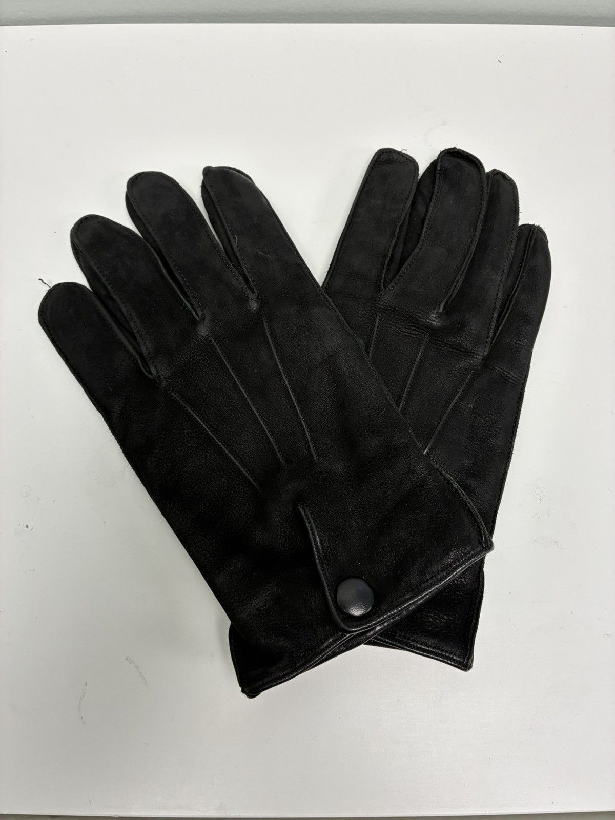 John Varvatos Cashmere Lined Leather Gloves Size ONE SIZE - 1 Thumbnail