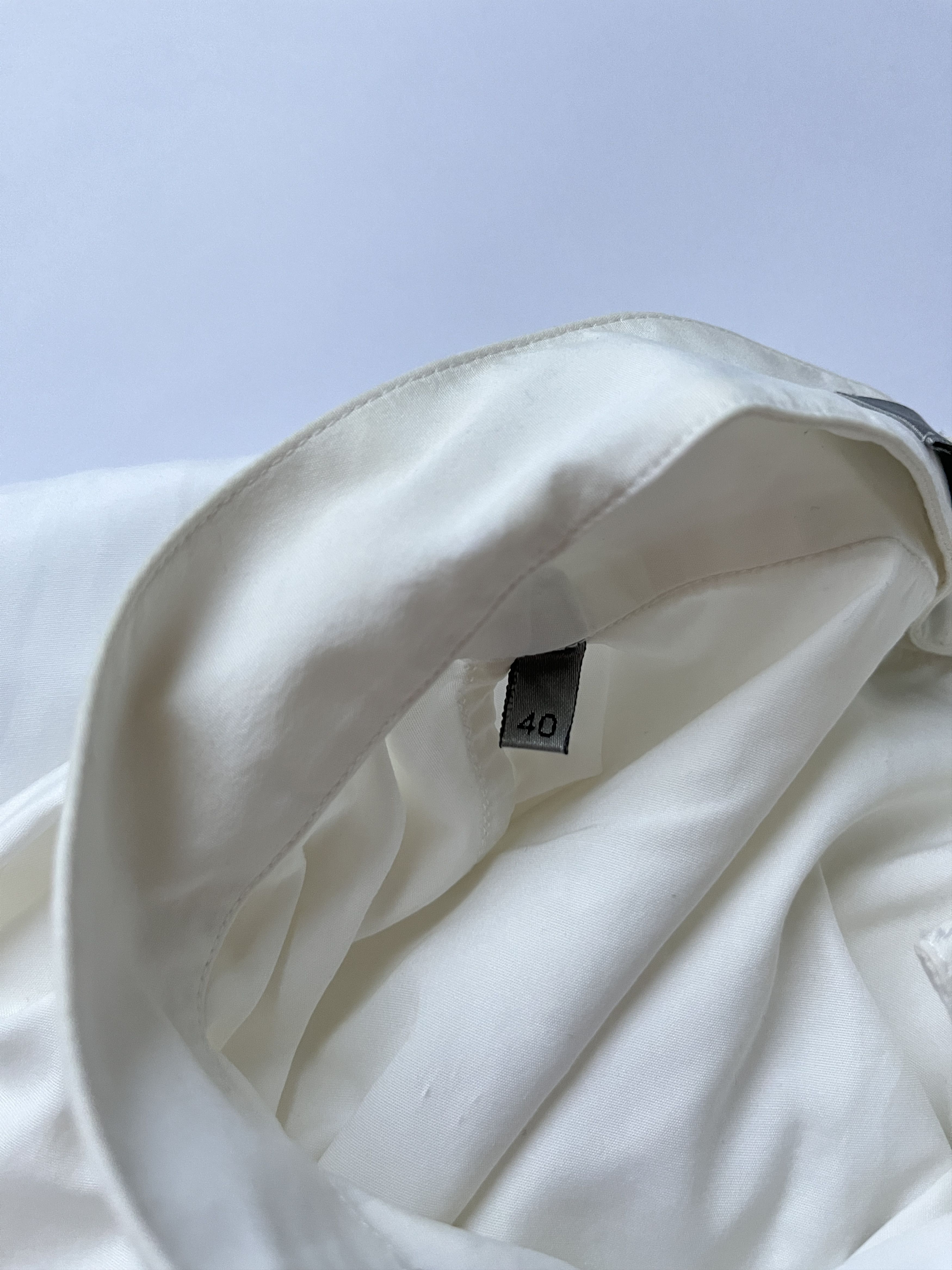 Dior ⚡️QUICK SALE⚡️Dior KVA White Button Up Shirt, Mao Collar Size US M / EU 48-50 / 2 - 6 Thumbnail