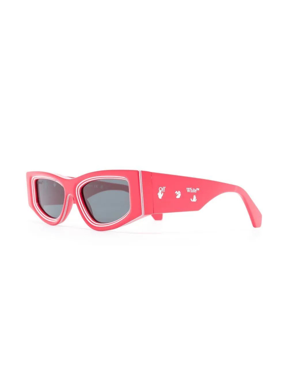 Off-White o1mle0724 / DUP / Andy Unisex Sunglasses in Red Size ONE SIZE - 2 Thumbnail