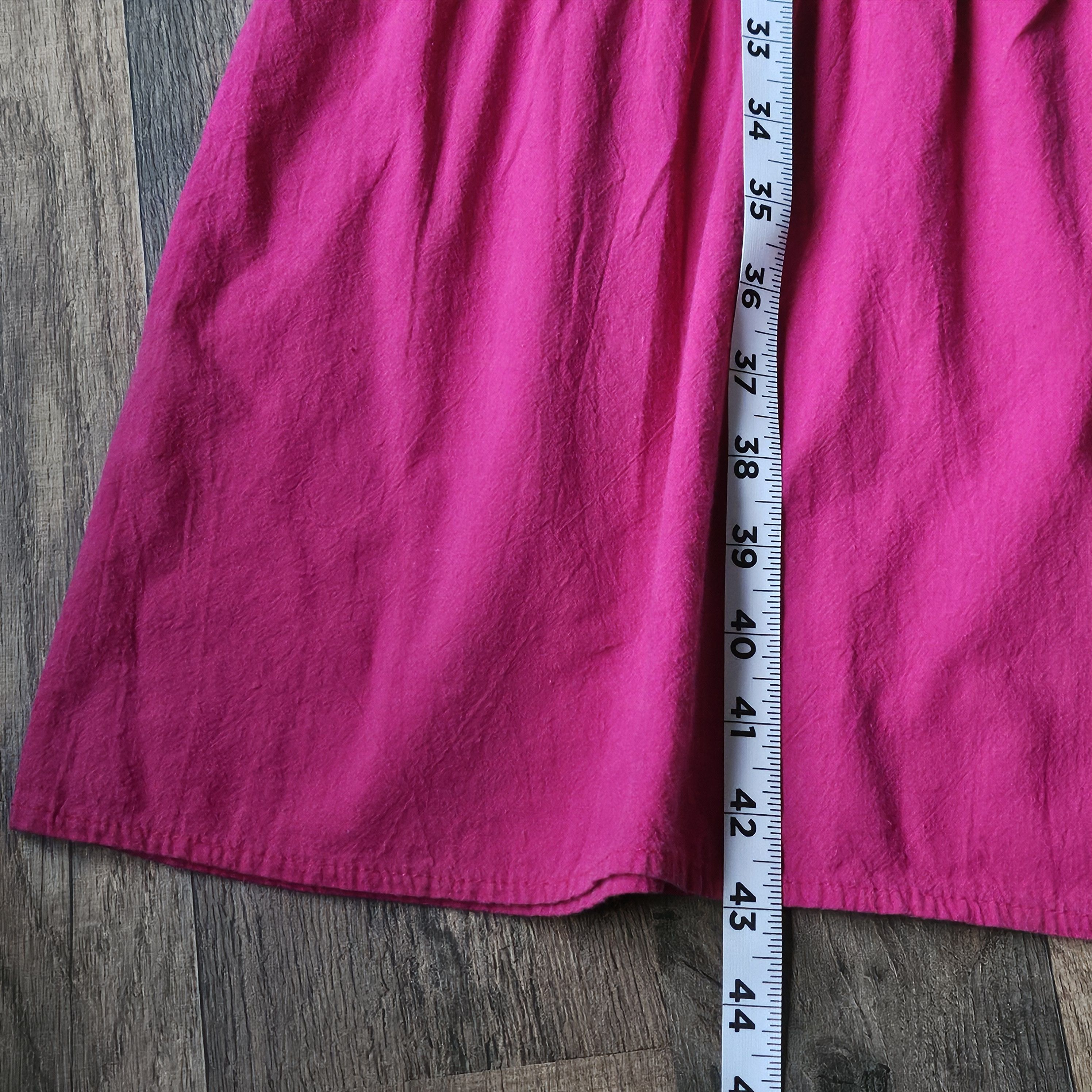 Vintage Vintage Magenta Appel Dress Size S / US 4 / IT 40 - 9 Thumbnail