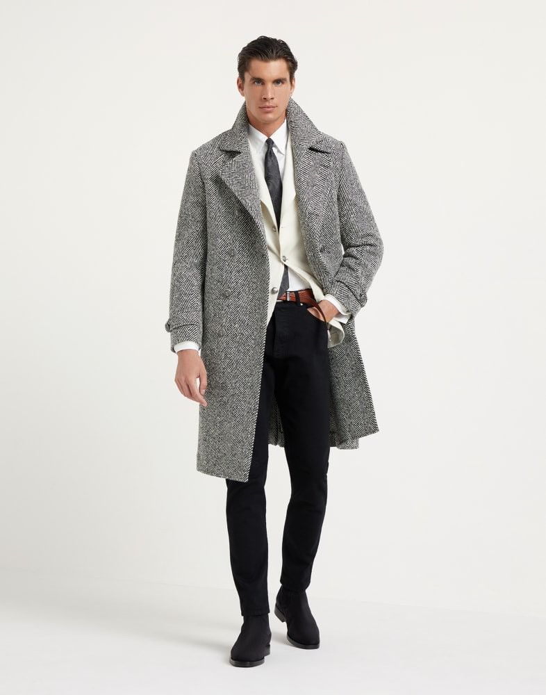 Brunello Cucinelli o1w1db10825 Overcoat in Grey Size US S / EU 44-46 / 1 - 3 Thumbnail