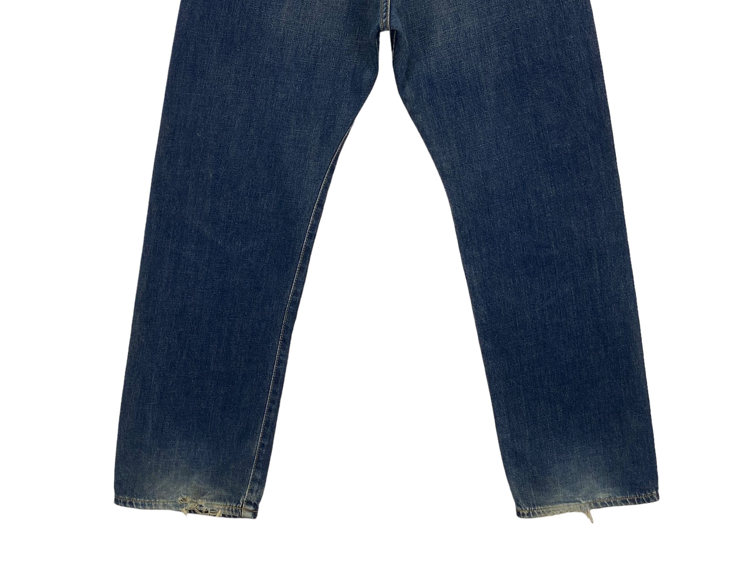 Edwin × Vintage Edwin Selvedge Denim Jeans Distressed Selvedge Pants Japan Size US 29 - 6 Thumbnail