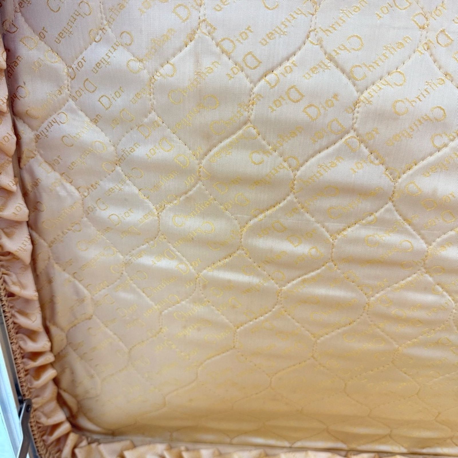 Dior Vintage 1970s Christian Dior Suitcase 100% Authentic 28x18x8 Size ONE SIZE - 11 Thumbnail