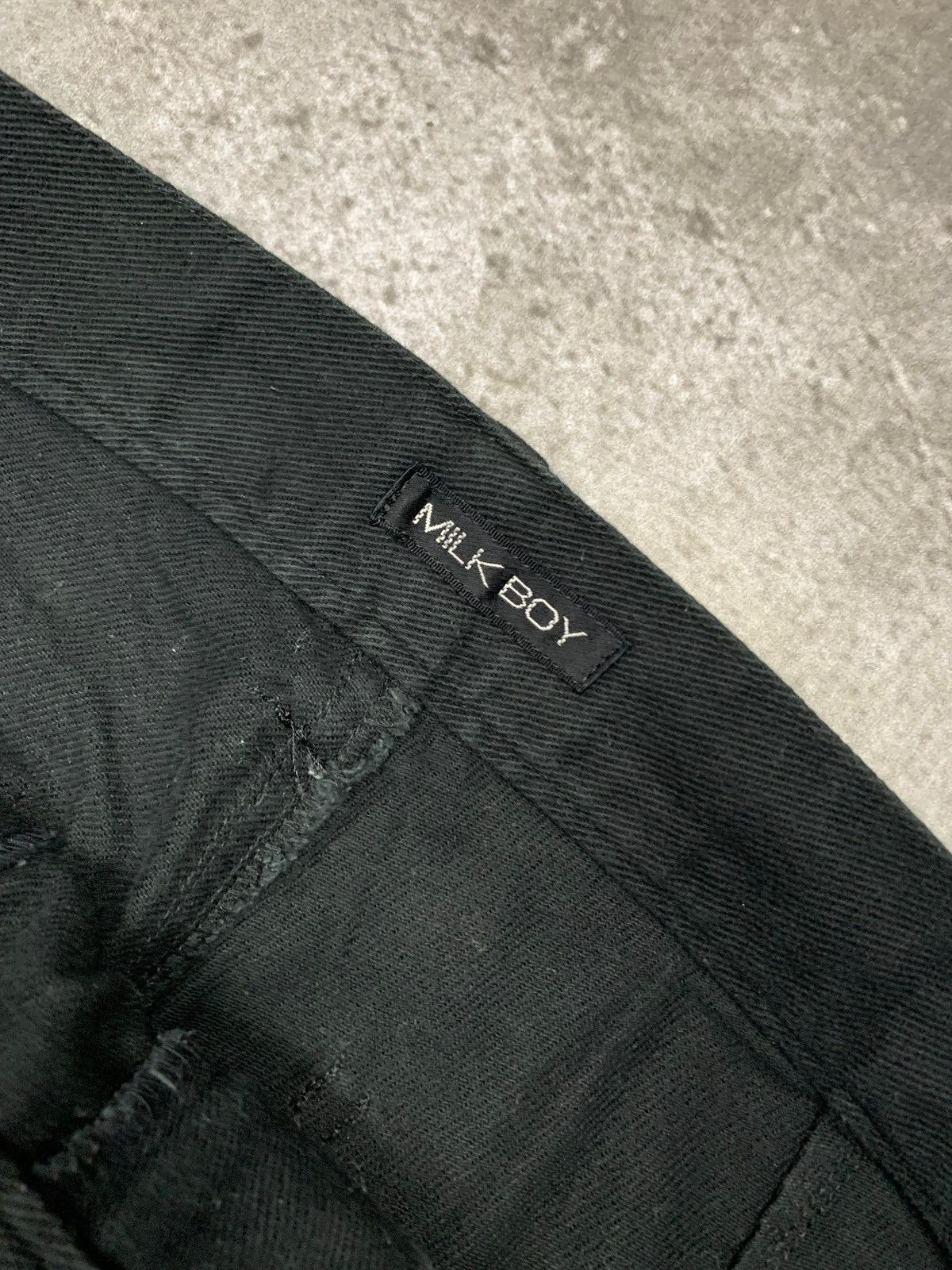 Japanese Brand Y2k Style MILKBOY Japan Gothic Distressed Pants Size US 30 / EU 46 - 5 Thumbnail