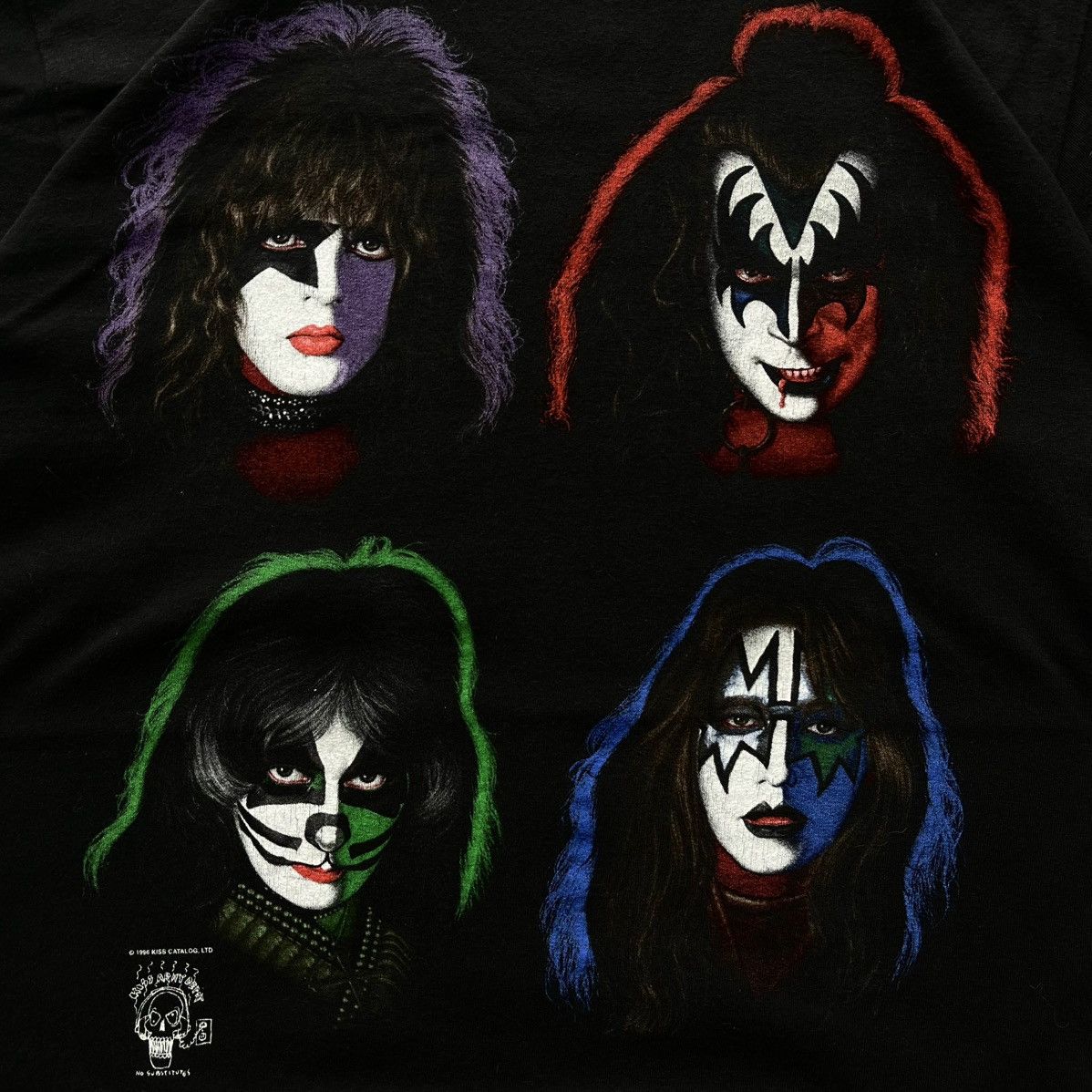 KISS VINTAGE 1996 KISS “Faces Winterland Grail” Tennessee River Size US XL / EU 56 / 4 - 5 Thumbnail