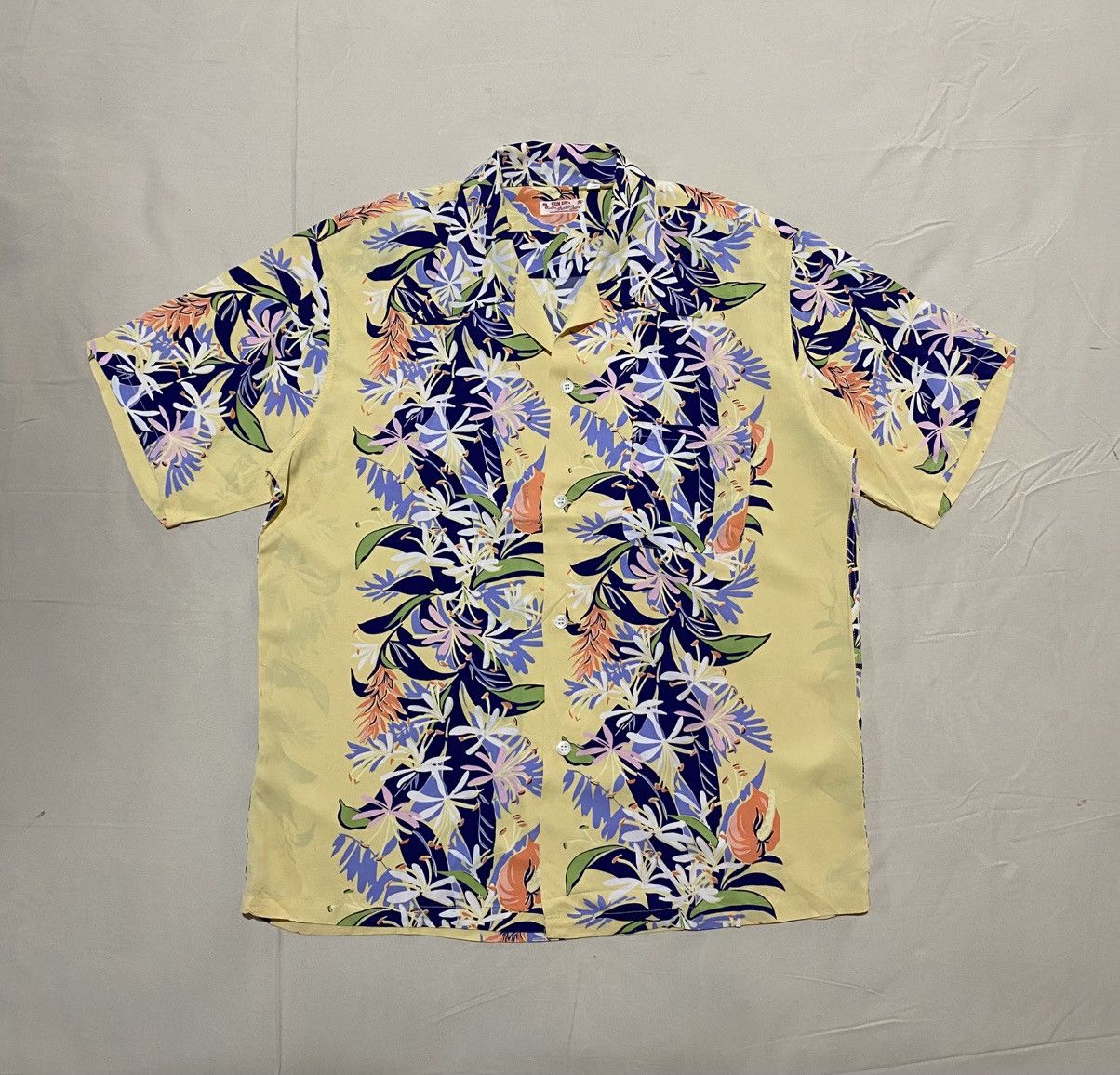 Sun Surf SUN SURF Aloha Flower Open Collar Shirt 100% Rayon Size US L / EU 52-54 / 3 - 1 Thumbnail