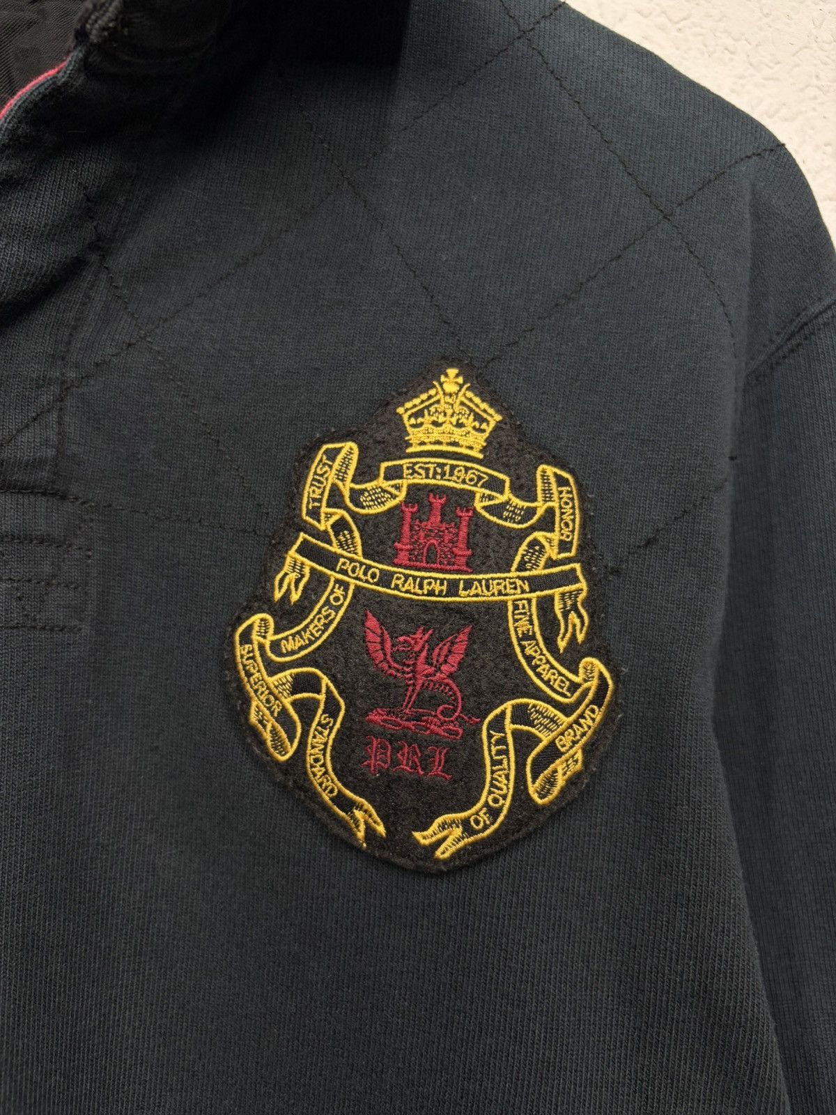Polo Ralph Lauren Vintage Polo Ralph Lauren Rugby Polo Long Sleeve RRL Drake Size US L / EU 52-54 / 3 - 8 Thumbnail