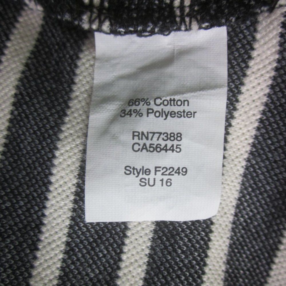 Madewell Madewell Womens Size M Gray Black Striped Short Summer Cotto Size M / US 6-8 / IT 42-44 - 10 Thumbnail