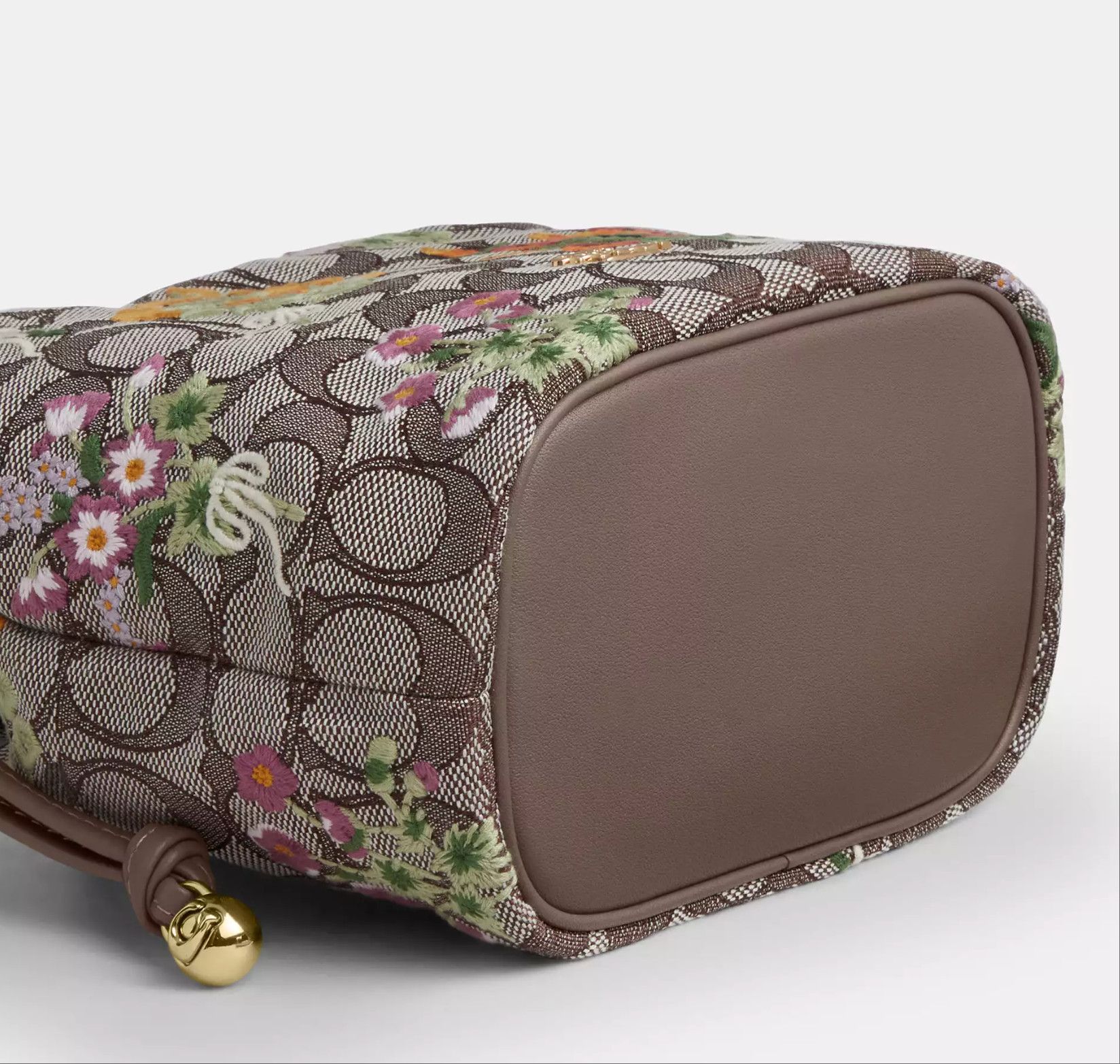 Coach Faye Mini Drawstring Bag Floral Embroidery CDZ94 Size ONE SIZE - 13 Thumbnail