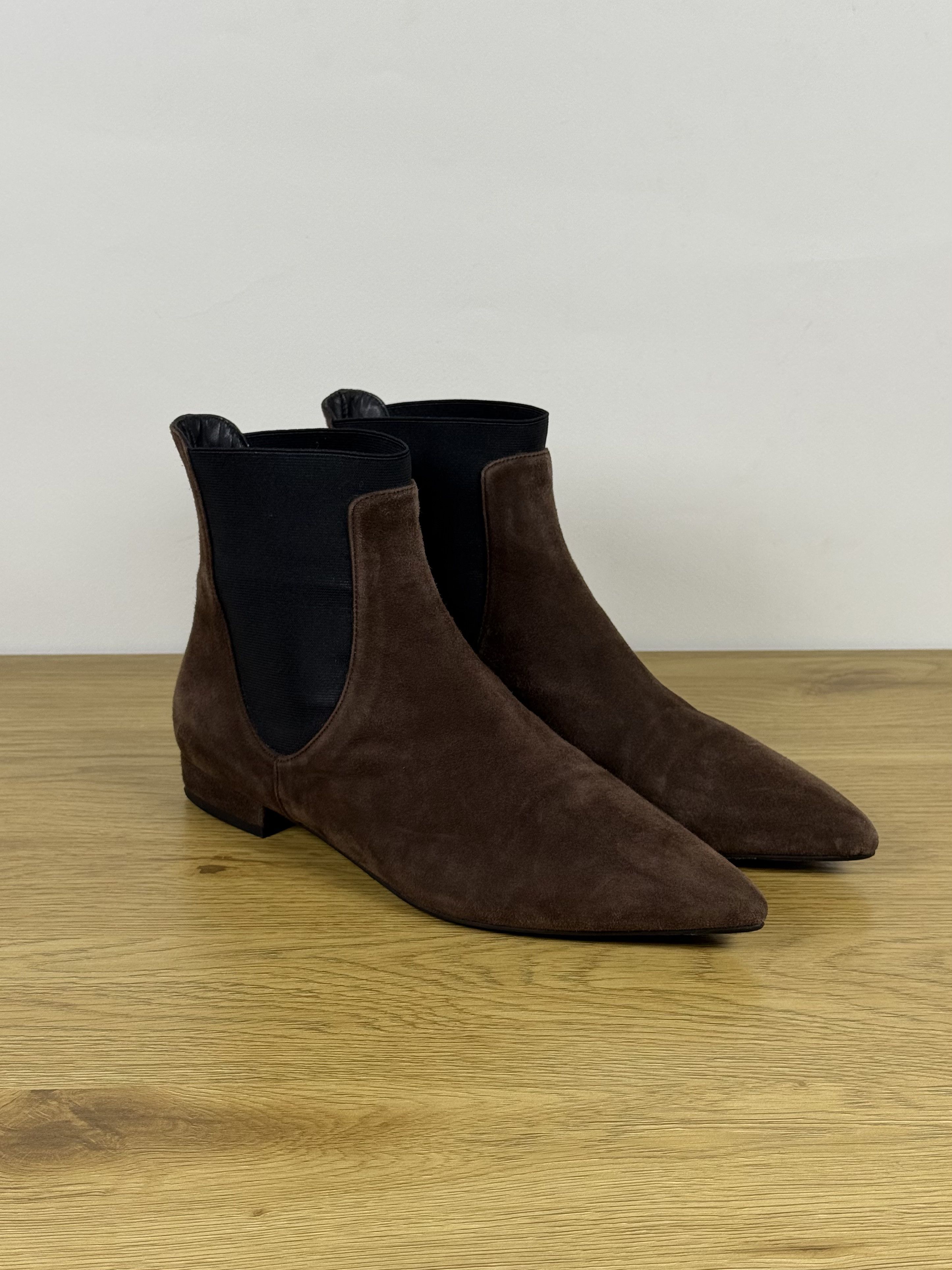 Other Women's Madeline Brown Suede Pointed Boots EU36 Size US 6 / IT 36 - 2 Thumbnail