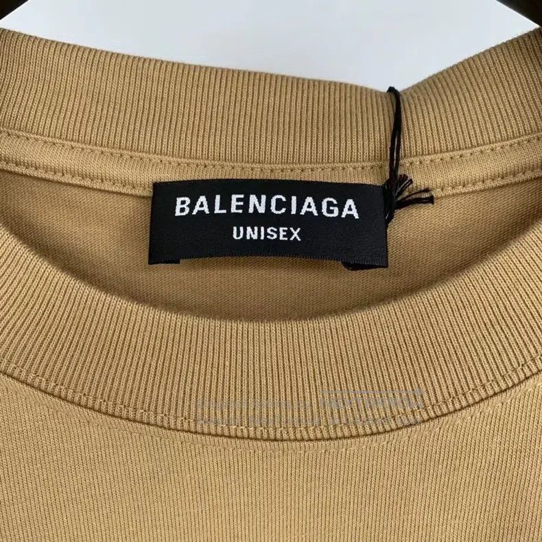 Balenciaga Balenciaga Khaki Food Agency Short Sleeve Size US L / EU 52-54 / 3 - 5 Thumbnail