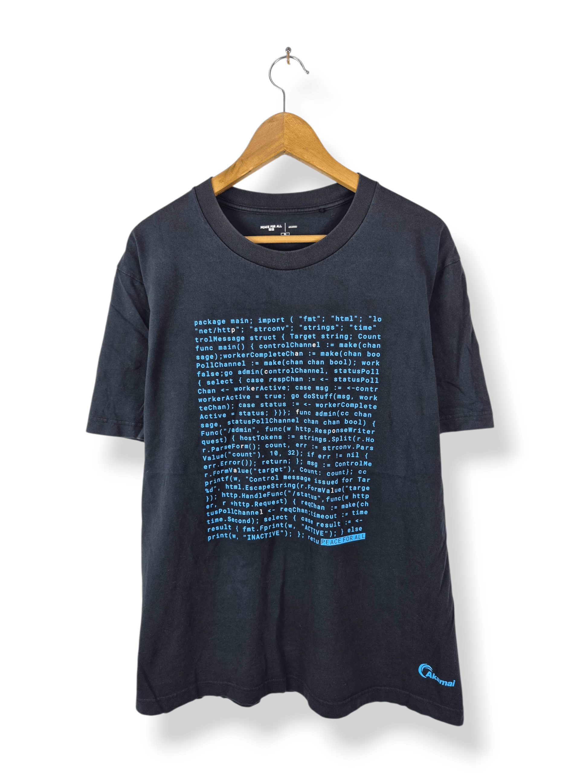 Japanese Brand 🔥 Uniqlo Peace for All Akamai Tee Size US XL / EU 56 / 4 - 1 Thumbnail
