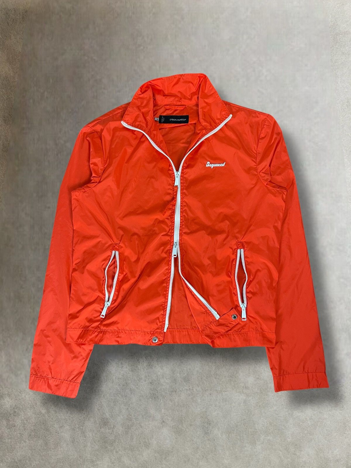 Dsquared2 SS2010 Dsquared2 orange nylon biker jacket Size US M / EU 48-50 / 2 - 4 Thumbnail
