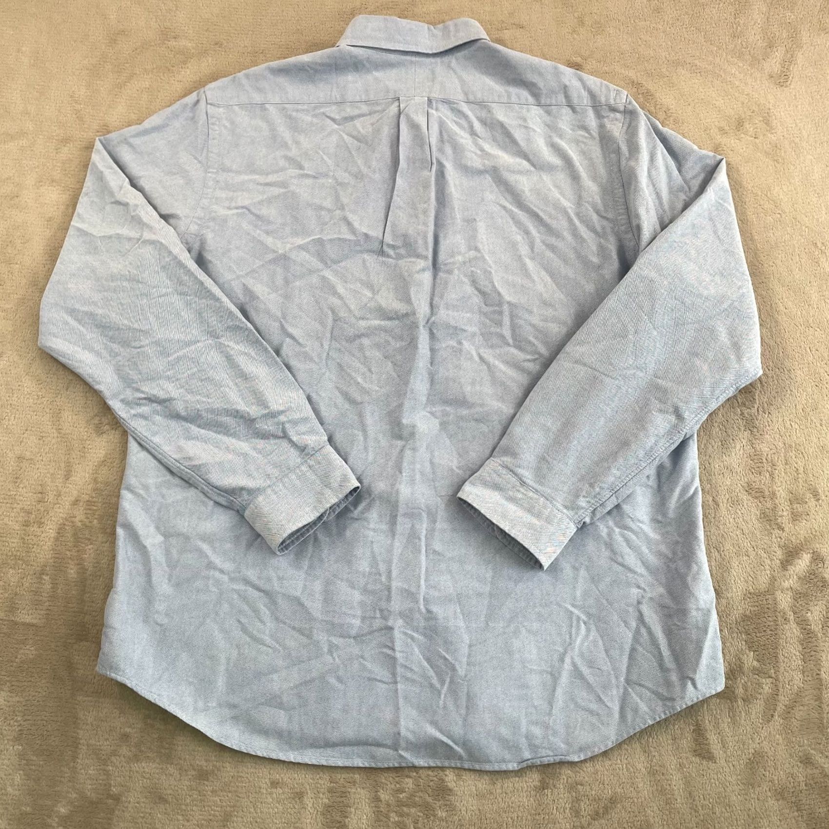 Polo Ralph Lauren Polo Ralph Lauren Oxford Shirt Men XL Blue OCBD Classic Fit Preppy Button-Down Collared Long Sleeve Size US XL / EU 56 / 4 - 5 Thumbnail