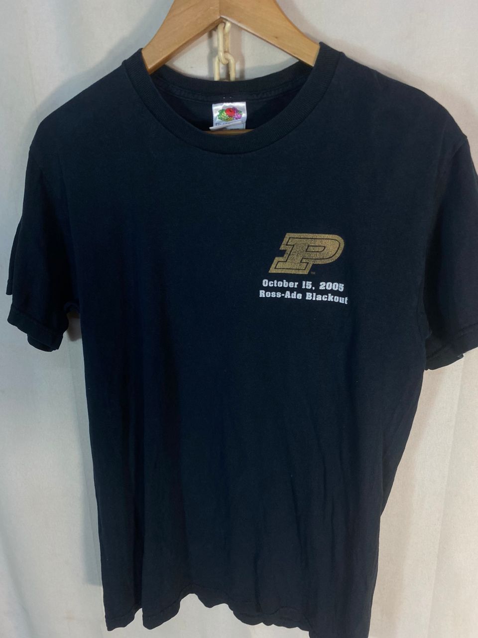 Fruit Of The Loom Vintage Ross-ade blackout tshirt by FOTL Size US M / EU 48-50 / 2 - 3 Thumbnail