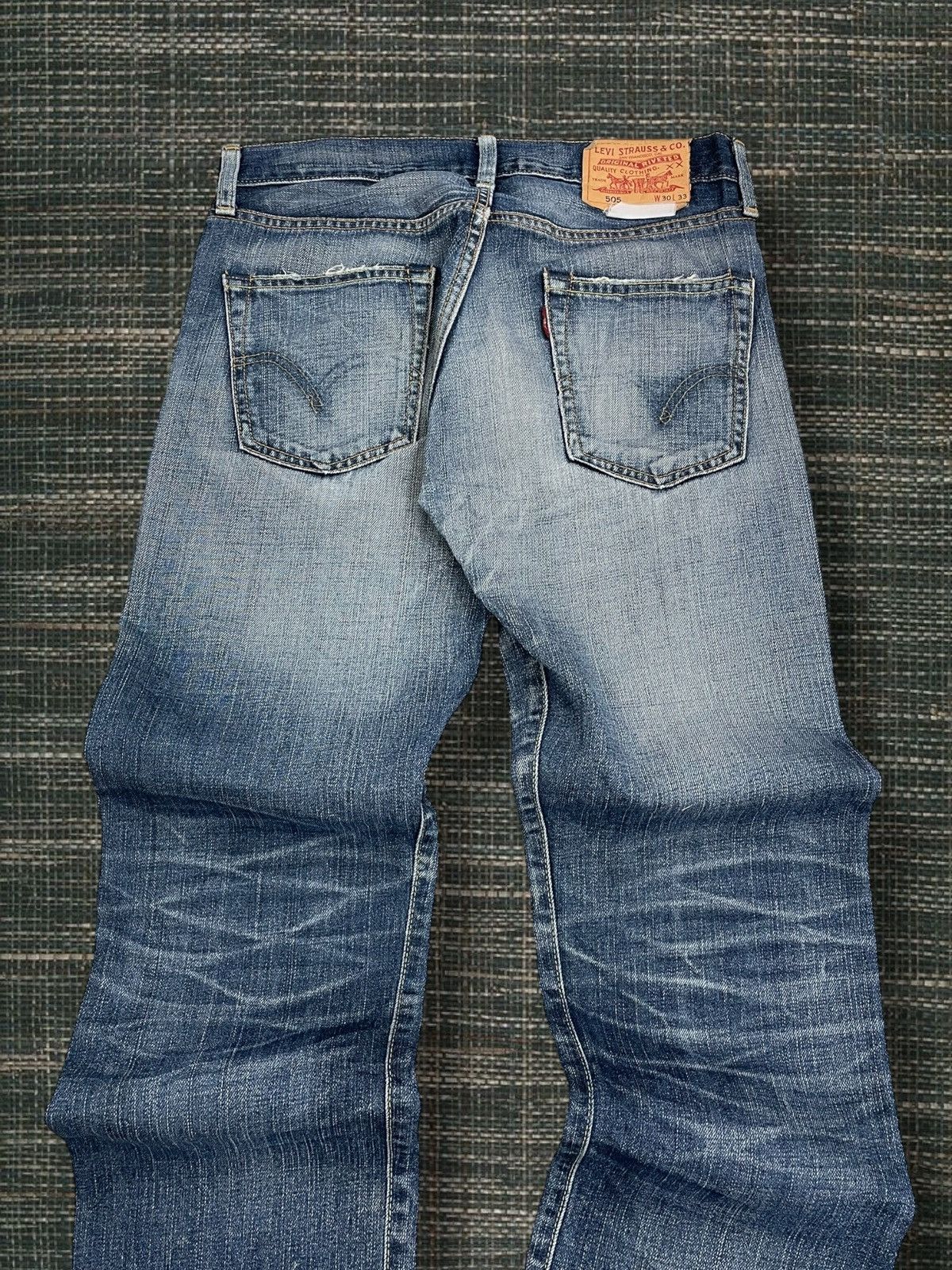 Levi's Vintage Clothing Vintage Og 1990s Original Designer Levis 505 Clean Denim Size US 30 / EU 46 - 12 Thumbnail
