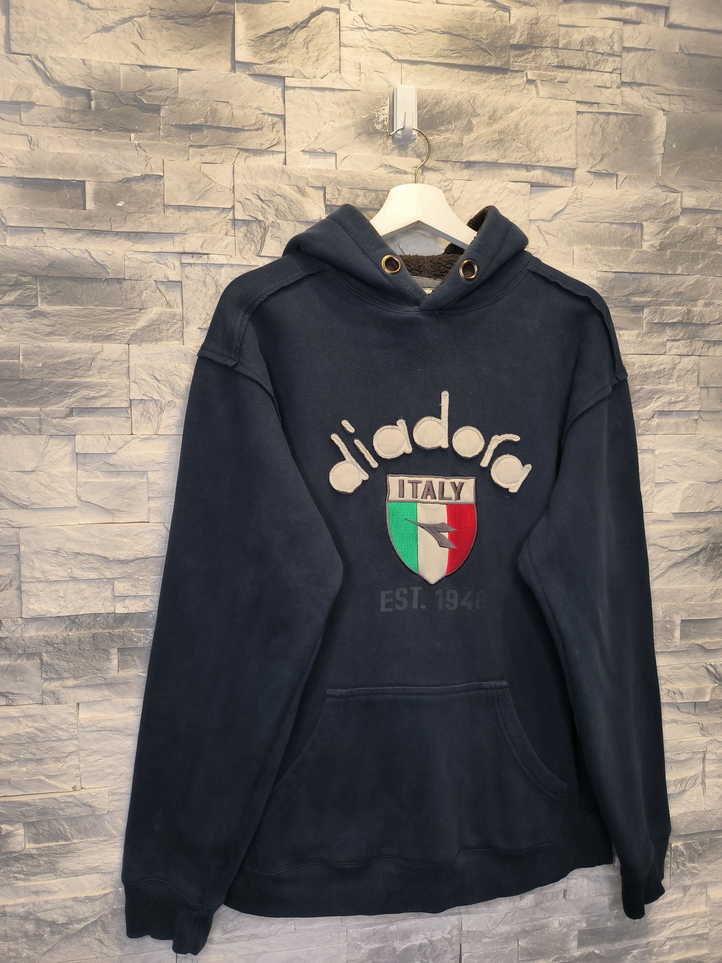 Diadora Diadora Vintage Hoodie Italy Sweatshirt Logo 90s Size US M / EU 48-50 / 2 - 3 Thumbnail