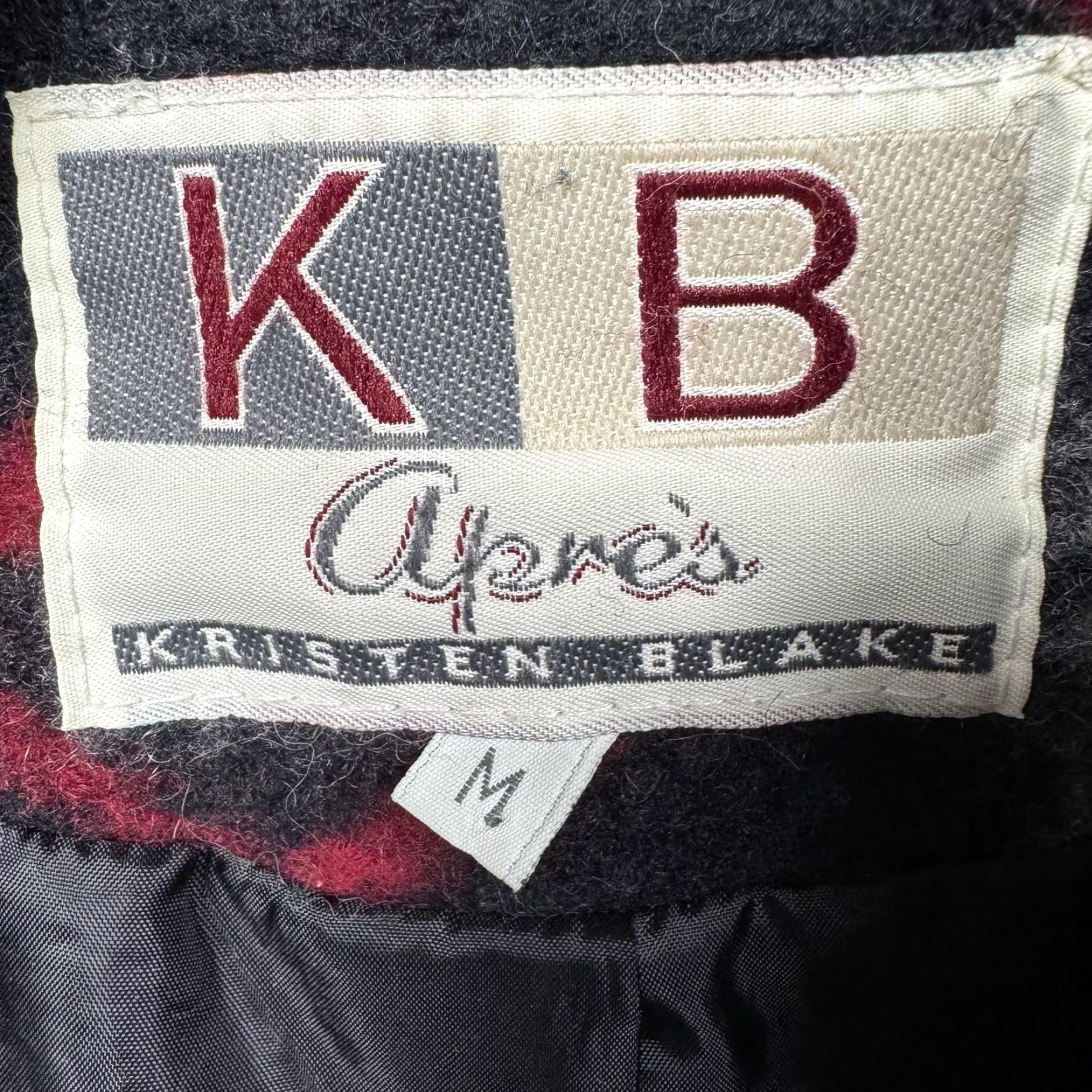 Vintage VINTAGE KB Apres Kristen Blake Coat Womens M Black Wool Southwestern Ski Argyle Size M / US 6-8 / IT 42-44 - 7 Thumbnail