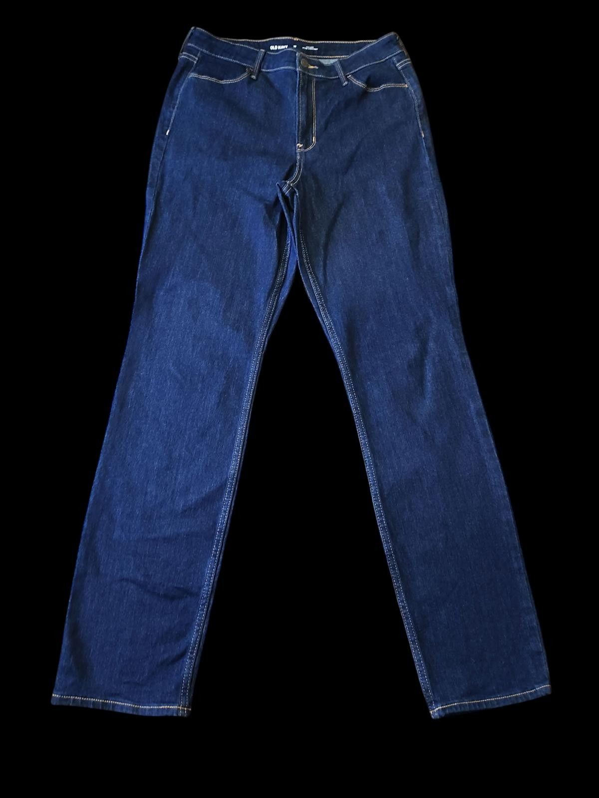 Old Navy Old Navy Classic Dark Blue Denim Jeans - Stylish Comfortable Size 32" / US 10 / IT 46 - 2 Thumbnail