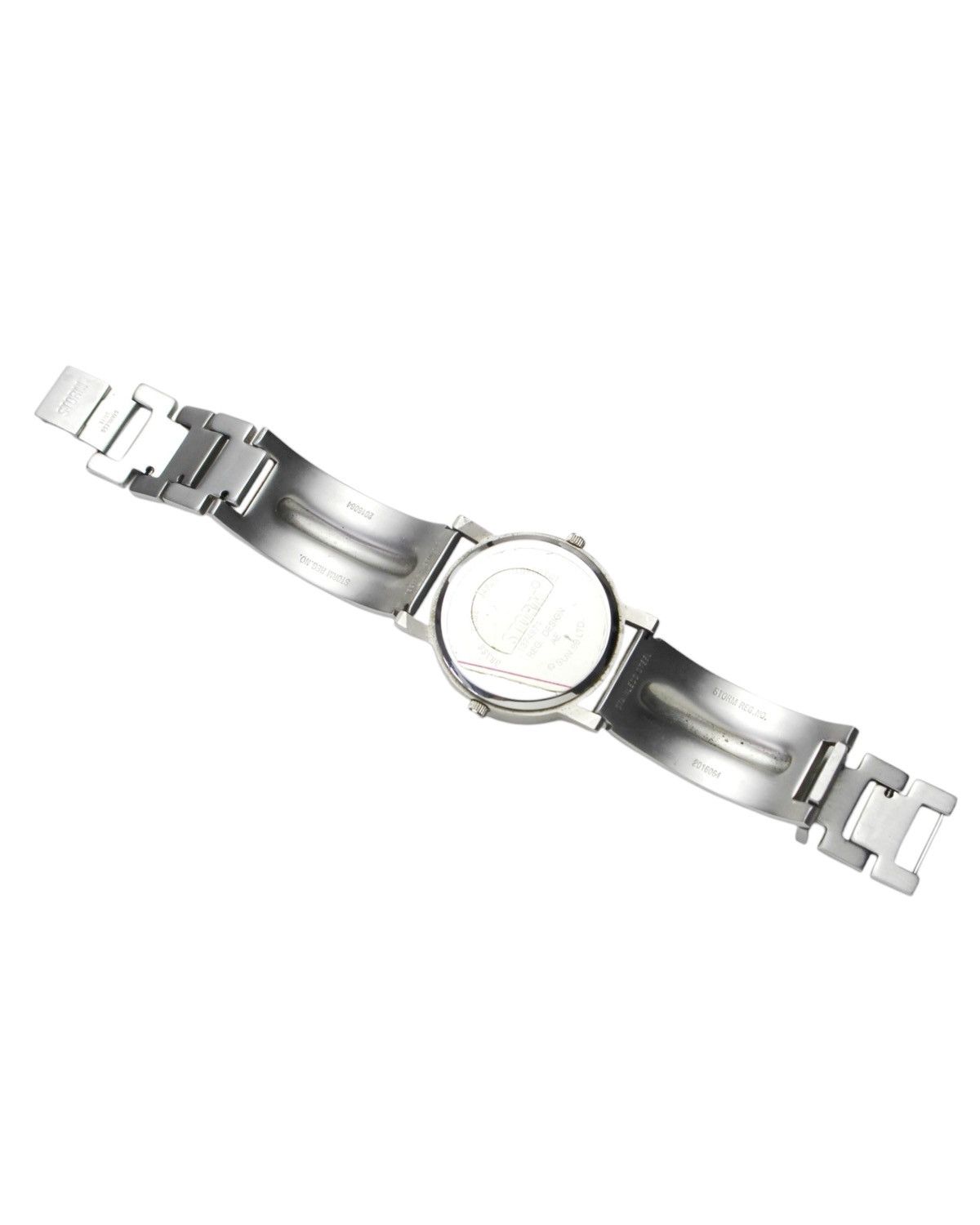 Vintage 2000S STORM UFO SPACE AGE DUAL-EYE DESIGN STEEL WATCH Size ONE SIZE - 4 Thumbnail