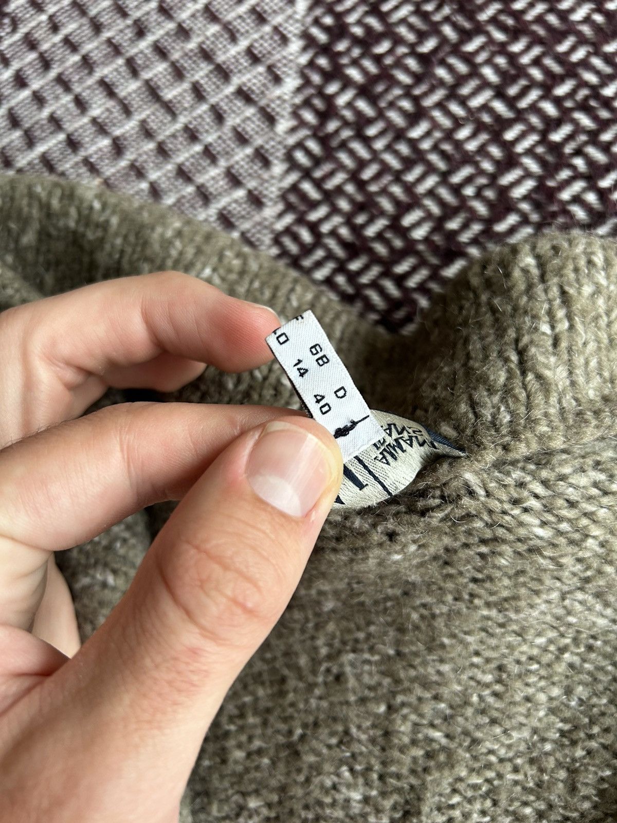 Armani × Japanese Brand Archive Armani Jeans Sweater Avantgarde Japanese Style SZ 44 Size M / US 6-8 / IT 42-44 - 8 Thumbnail
