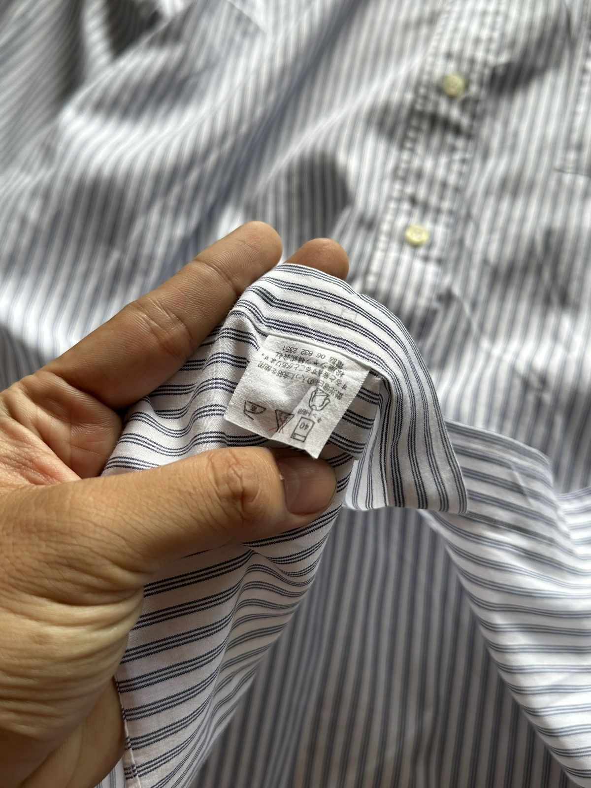 Yves Saint Laurent 90s Yves Saint Laurent YSL Stripe Button Up Shirt Size US L / EU 52-54 / 3 - 8 Thumbnail