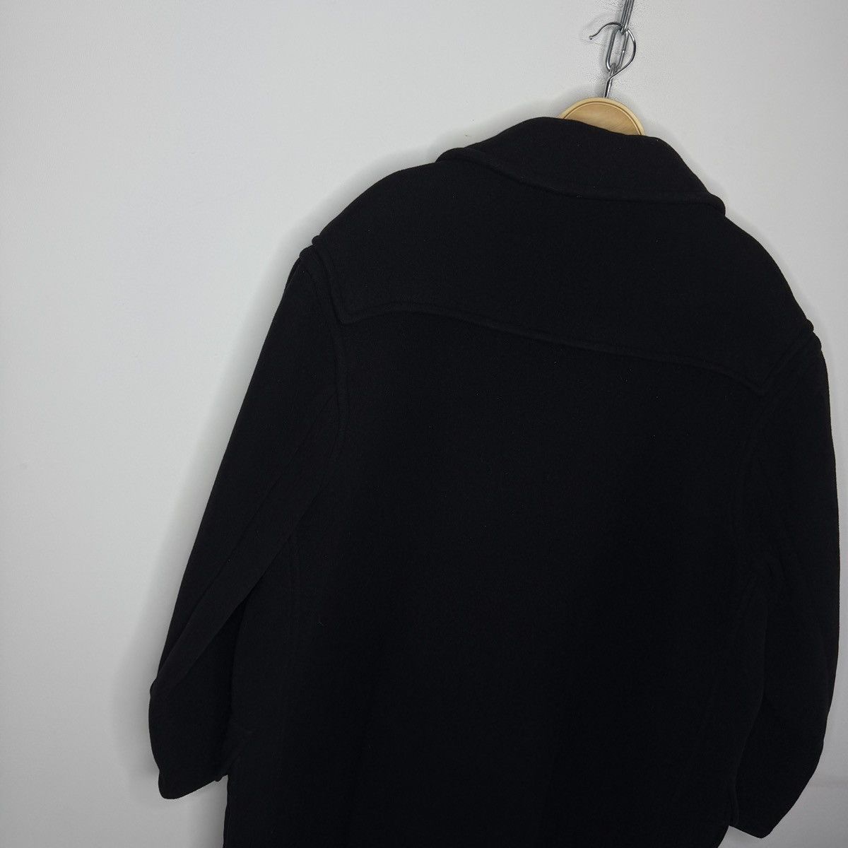 Burberry Burberry Duffle Black Wool Heavy Coat Nova Check Size US XL / EU 56 / 4 - 11 Thumbnail