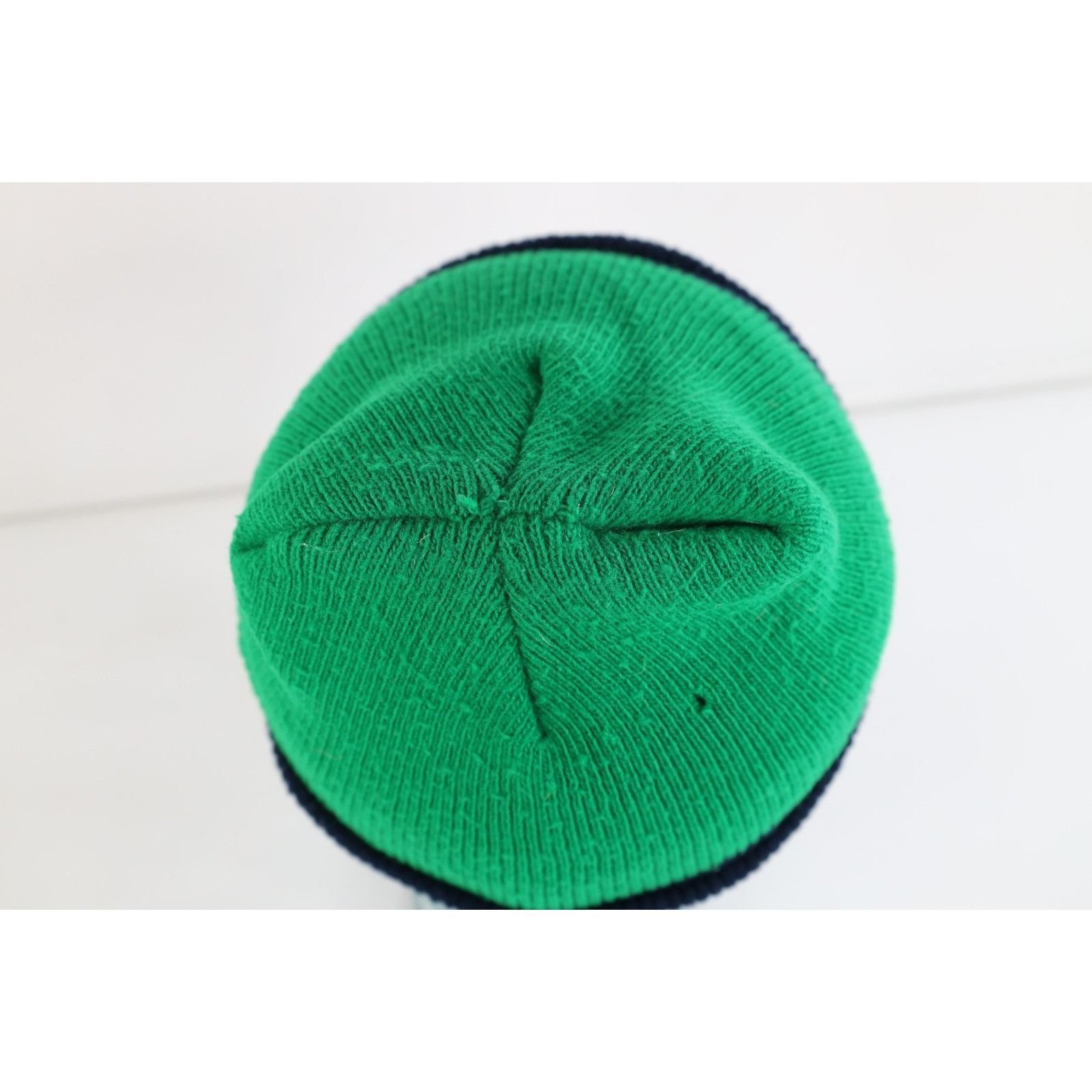 Vintage Vintage 90s Notre Dame University Winter Beanie Hat Size ONE SIZE - 7 Thumbnail