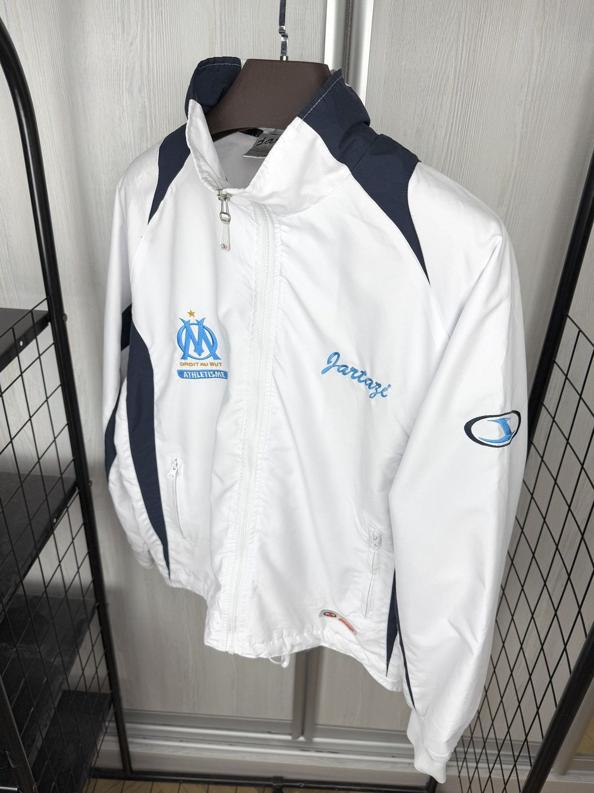 Vintage Jartazi Olympique Marseille vintage Track Jacket Sz S/M Size US M / EU 48-50 / 2 - 7 Thumbnail