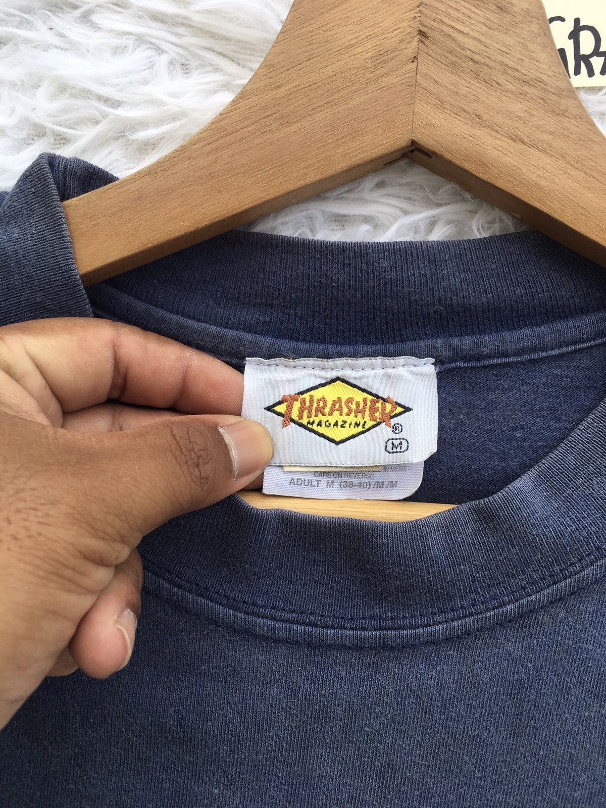 Thrasher Rare Vintage Thrasher Skateboarding Tshirt Size US M / EU 48-50 / 2 - 7 Thumbnail
