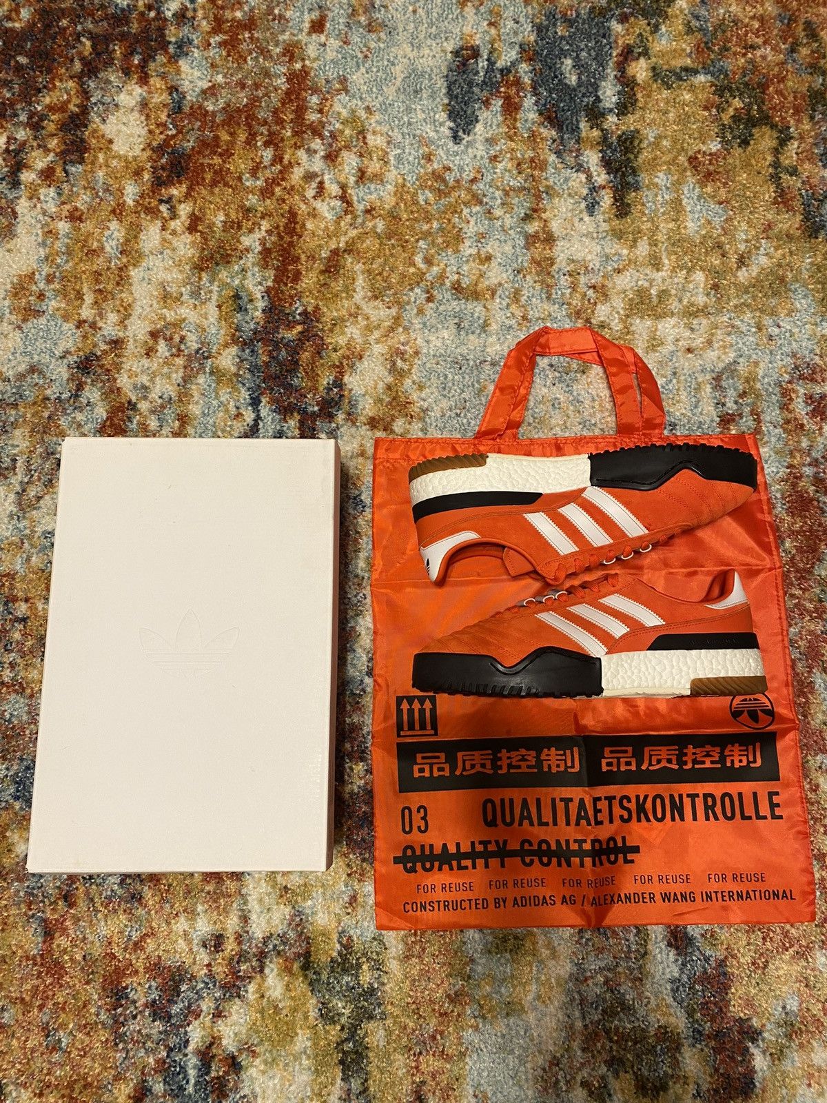 Adidas × Alexander Wang Alexander Wang x Originals Bball Soccer Bold Orange Size 11 Size US 11 / EU 44 - 3 Thumbnail