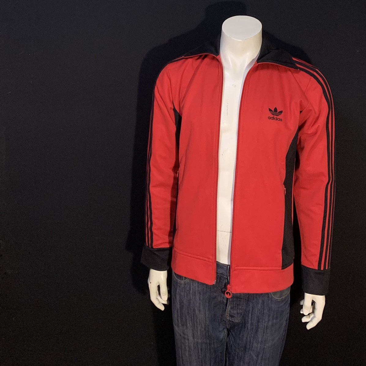 Adidas × Vintage Rare Vintage Adidas Originals Trefoil Red Track Jacket Size US M / EU 48-50 / 2 - 3 Thumbnail