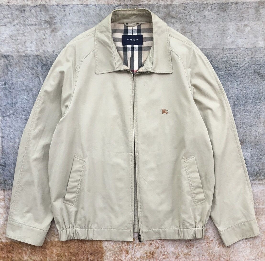 Burberry Burberry London Mens Embroidery Logo Novacheck Bomber Jacket Size US XL / EU 56 / 4 - 7 Thumbnail