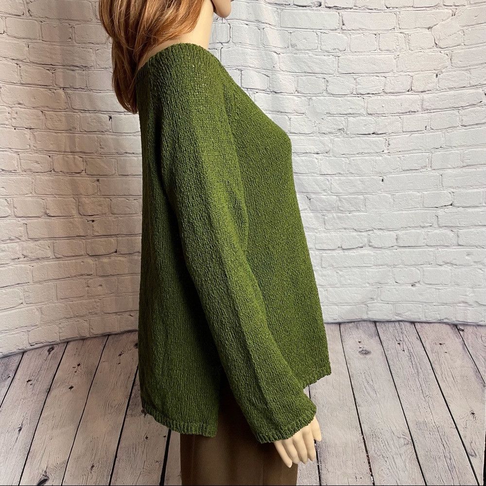 Other NWT New Italian Cotton Moss Green Sweater Made In Italy Siz Size S / US 4 / IT 40 - 3 Thumbnail