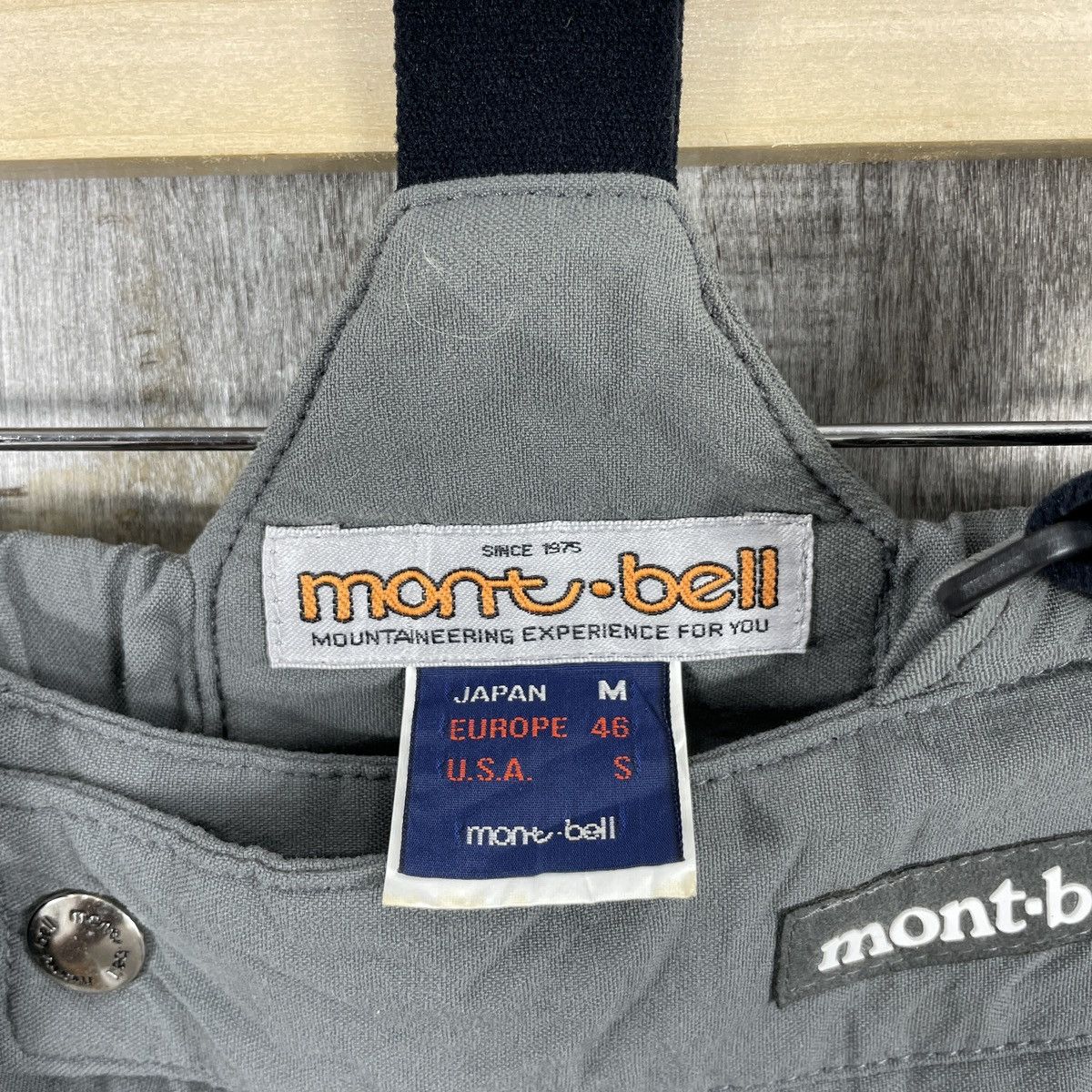 Montbell × Vintage Vintage Montbell Overalls Pants Ski Size 29" - 6 Thumbnail