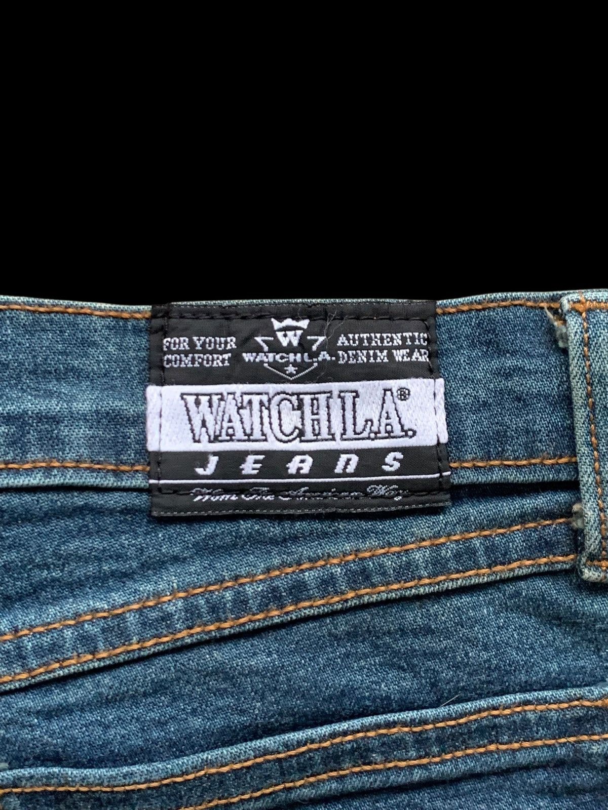If Six Was Nine × Japanese Brand × Vintage Watch L.A Jeans Flare Vintage Distressed Denim Size 32" / US 10 / IT 46 - 25 Thumbnail