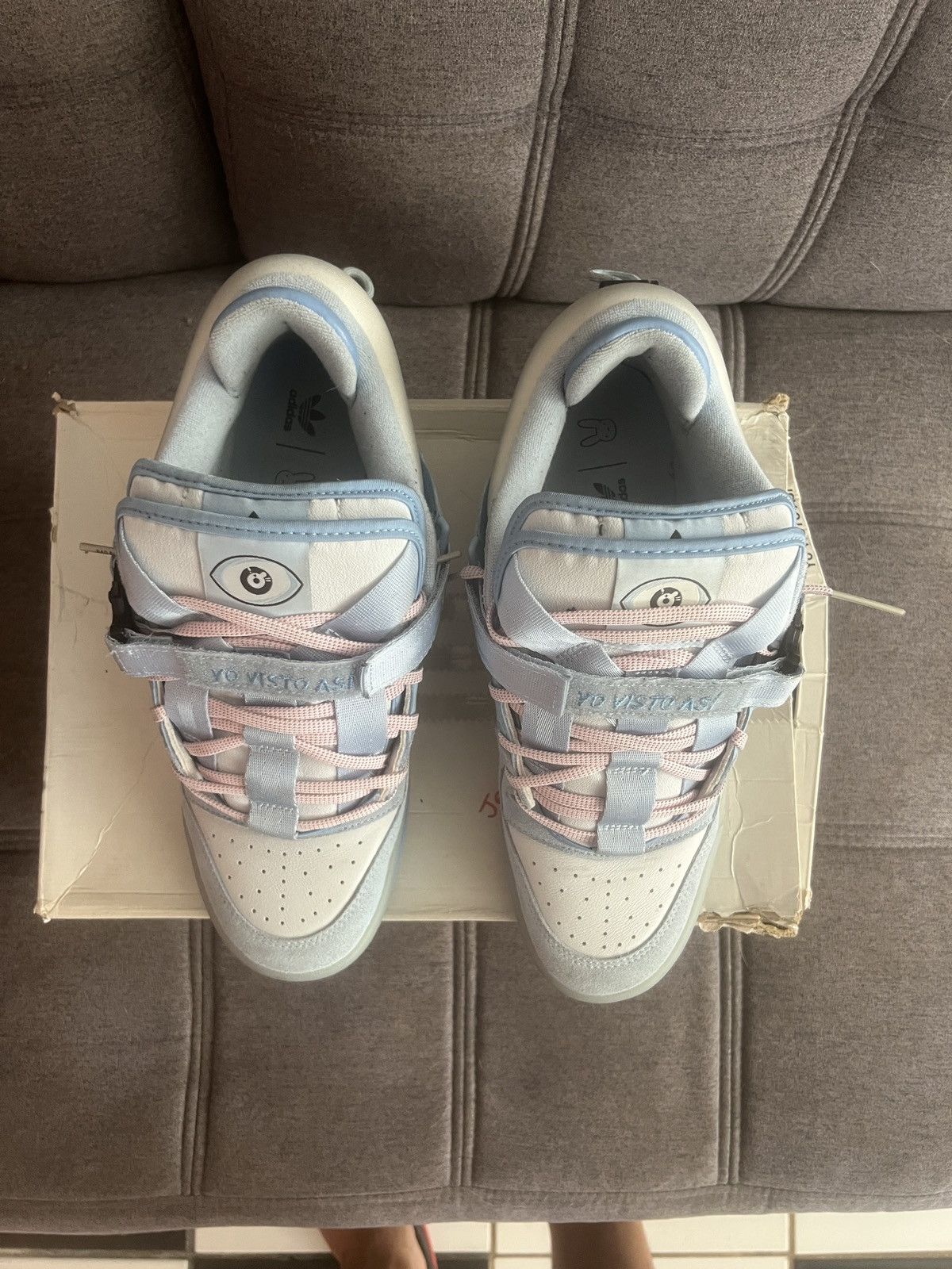 Adidas Bad bunny adidas forum buckle low ‘blue tint’ Size US 11 / EU 44 - 3 Thumbnail