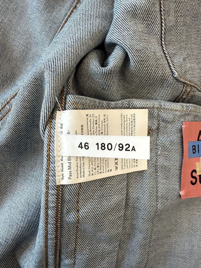 Acne Studios acne studios demin jacket 2502-Nextarrow Size US S / EU 44-46 / 1 - 8 Thumbnail