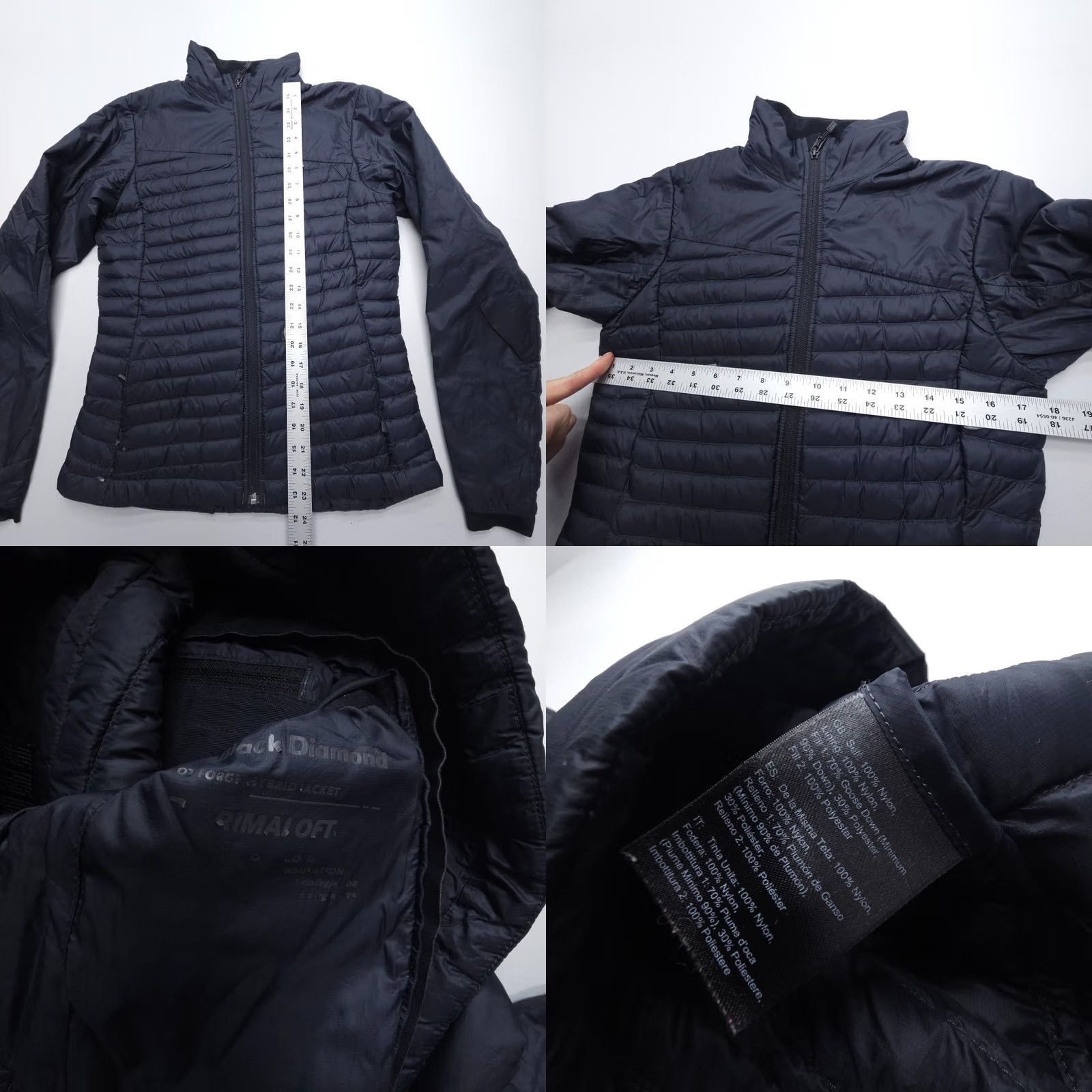 Black Diamond Black Diamond Cold Forge Down PrimaLoft Hybrid Puffer Jacket Womens Small Hiking Jacket Winter Fall Size S / US 4 / IT 40 - 8 Thumbnail