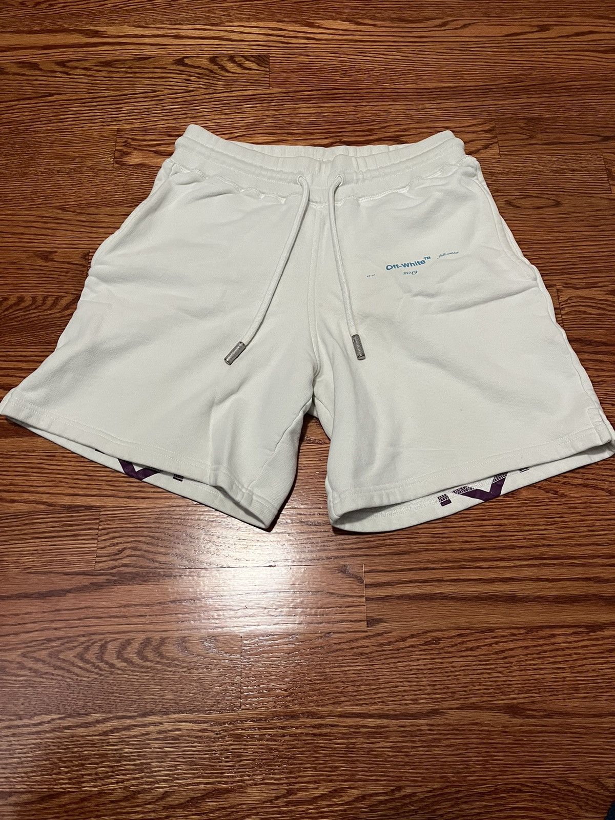 image of Vintage Off White Virgil Abloh Gradient Multicolor Logo Xs, Women's (Size 24)