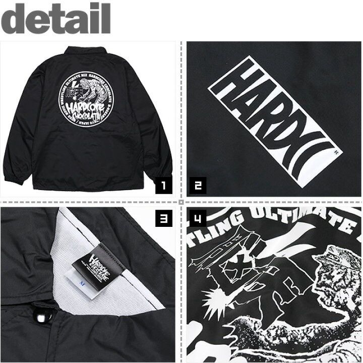 Japanese Brand HARDCORE CHOCOLATE HARDCC Nylon Coach Jacket 2020 Size US XL / EU 56 / 4 - 17 Thumbnail