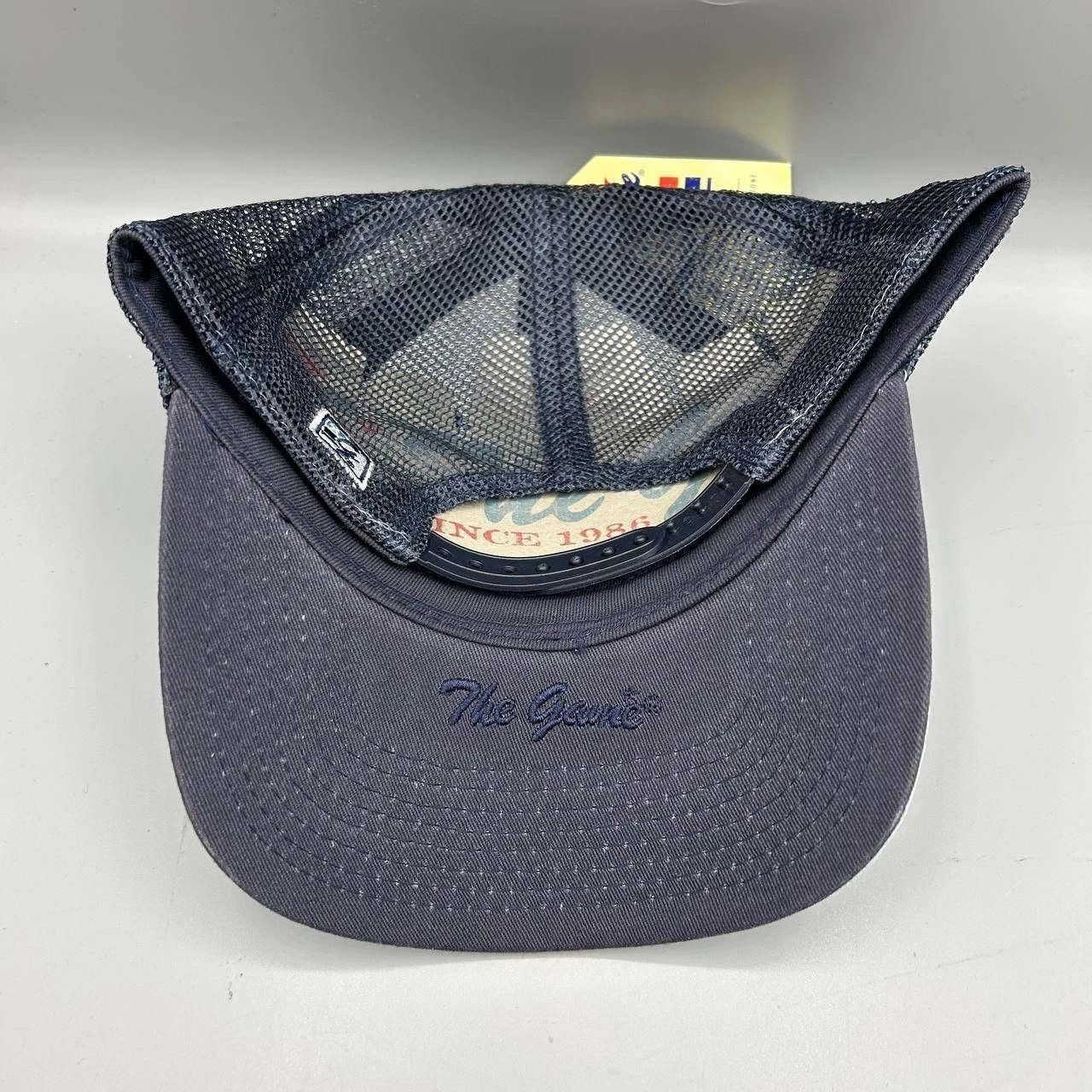 The Game Chicago Illinois Trucker Hat Men Blue Embroidered Snap Back Size ONE SIZE - 4 Thumbnail